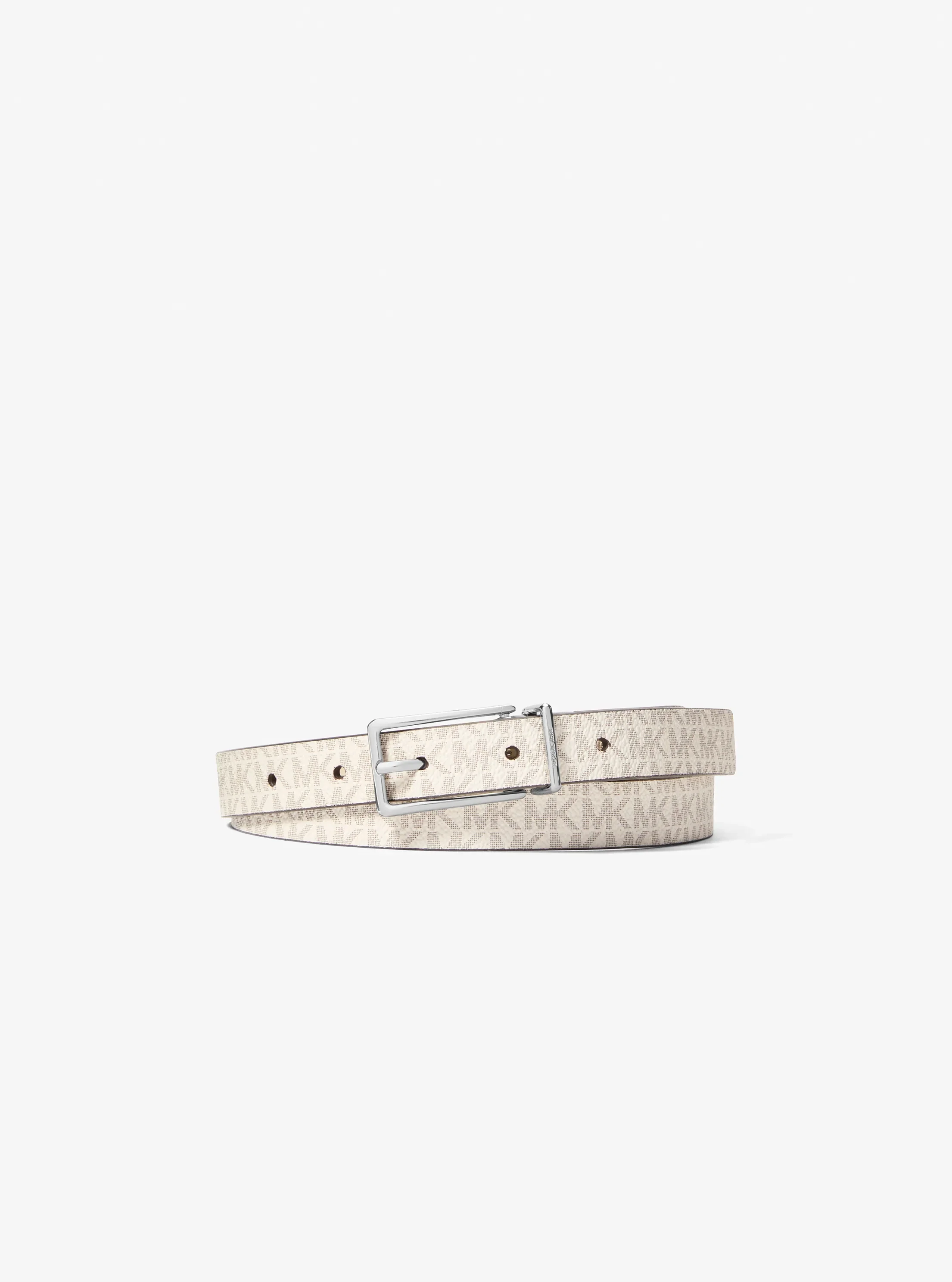 Женские ремни Michael Kors Reversible Signature Logo and Leather Belt