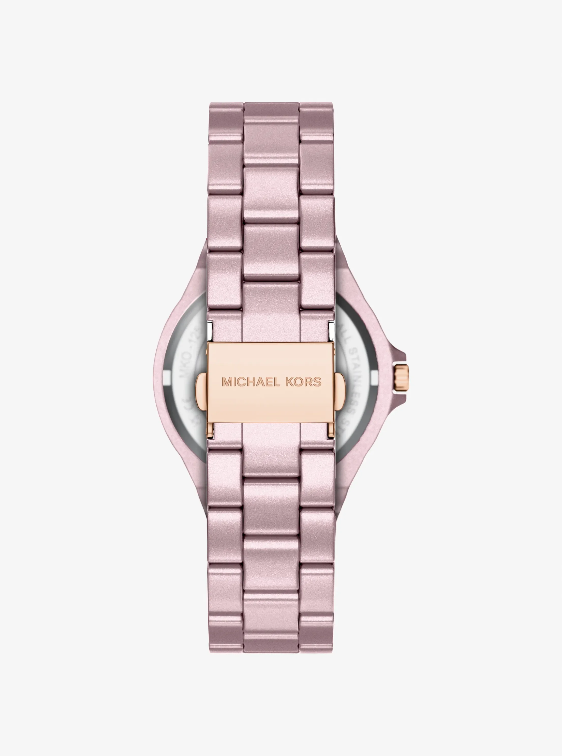 Часы Michael Kors Mini Lennox Pavé Pink-Tone Watch, цвет: Розовое золото — фото 3