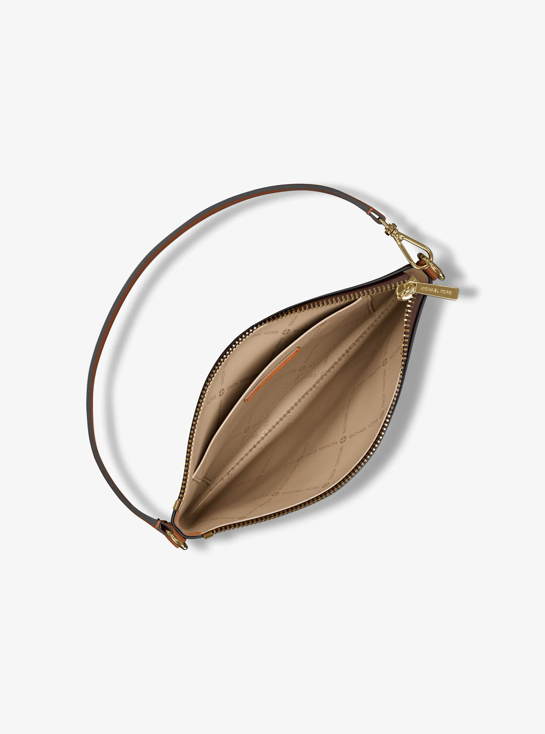 Сумки Michael Kors Jet Set Small Signature Logo Convertible Wristlet — фото 2