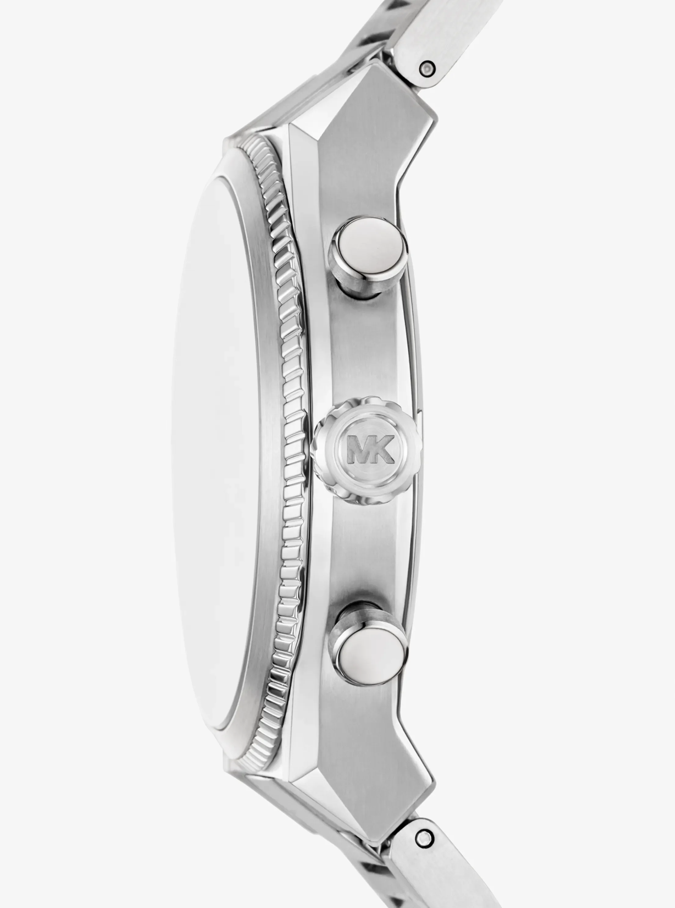 Мужские часы Michael Kors Oversized Panorama Silver-Tone Watch — фото 2