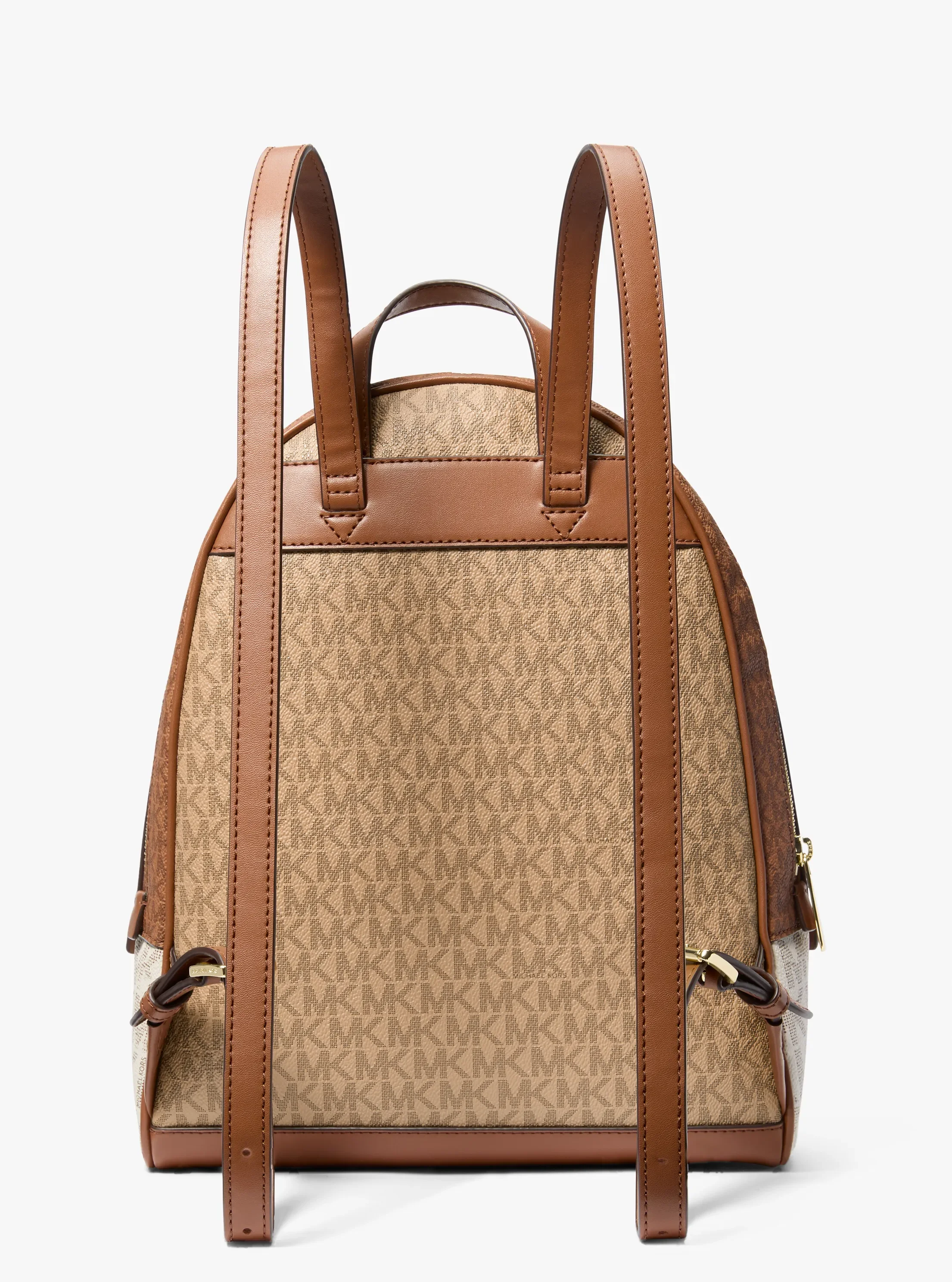 Рюкзак Michael Kors Rhea Medium Color-Block Signature Logo, цвет: Верблюжий — фото 3