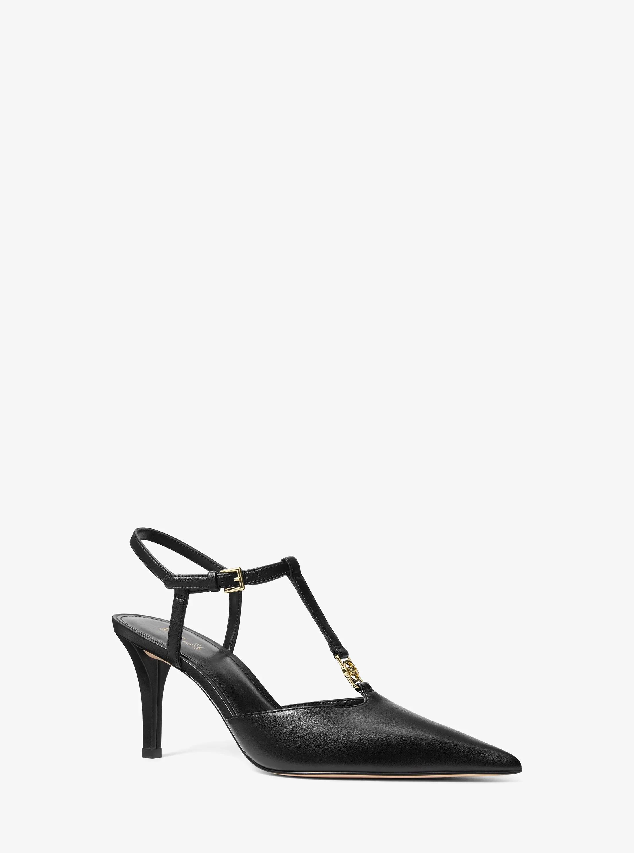 Туфли Michael Kors Nalia T-Strap Pump, цвет: Чёрный