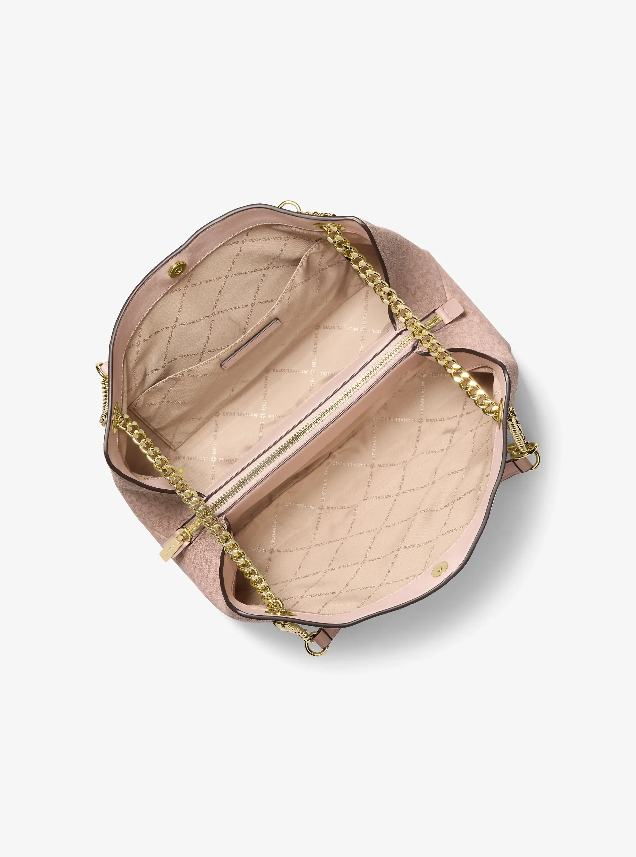 Michael Kors Christina Medium Signature Logo Messenger Bag — фото 2