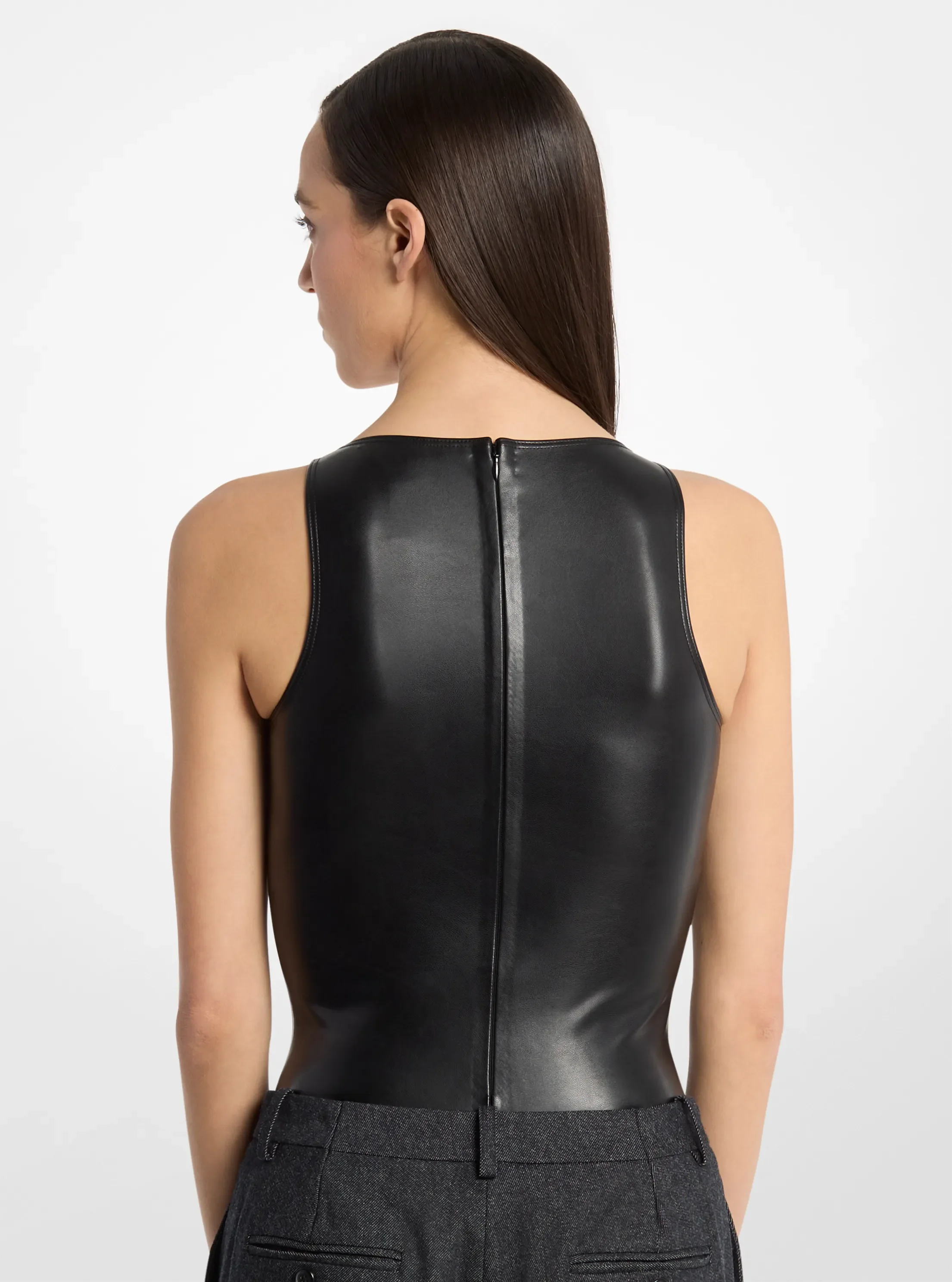 Michael Kors Mixed-Media Bodysuit — фото 2