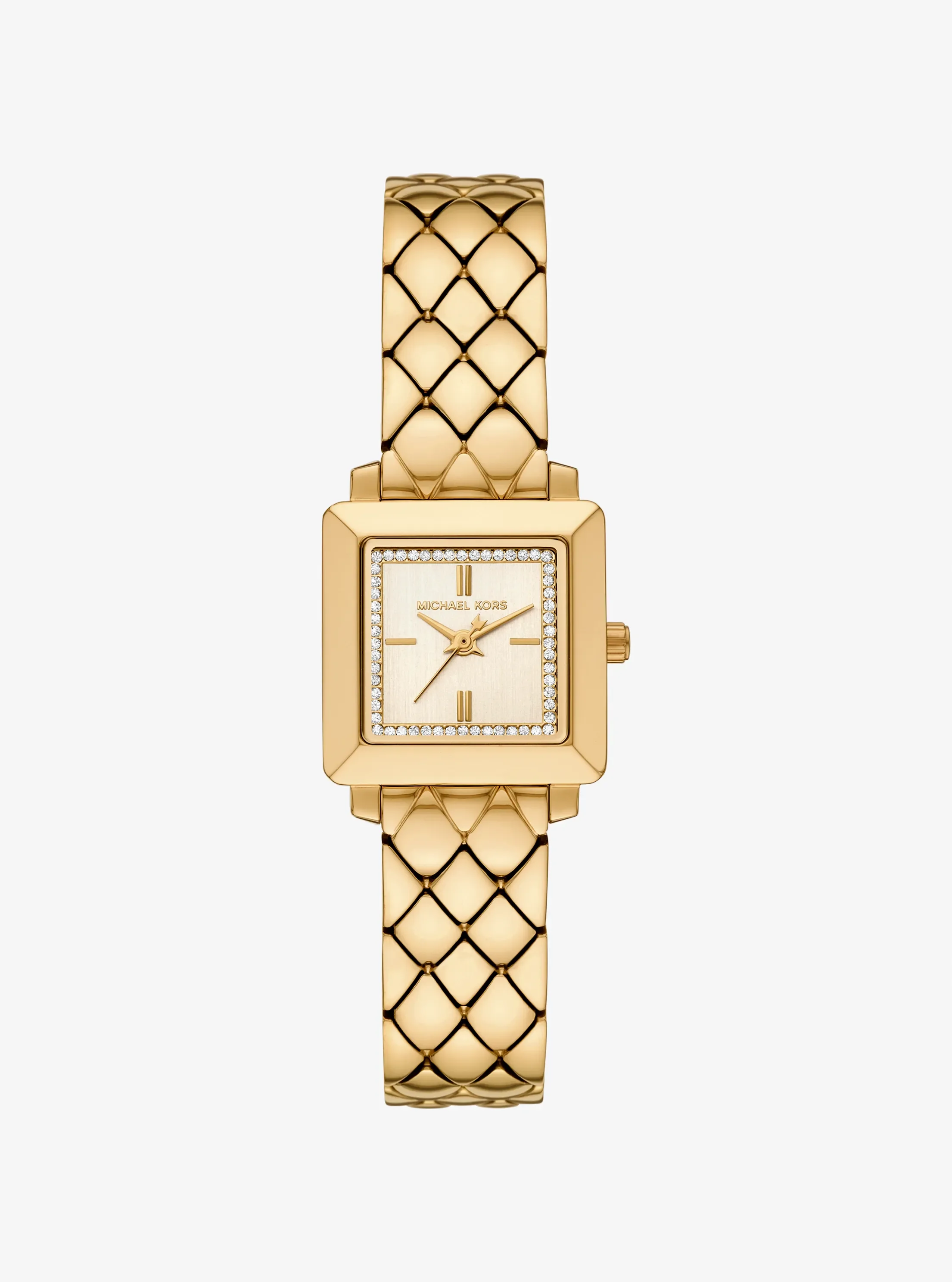 Часы Michael Kors Petite Gwynn Pavé Gold-Tone Watch, цвет: Золотой