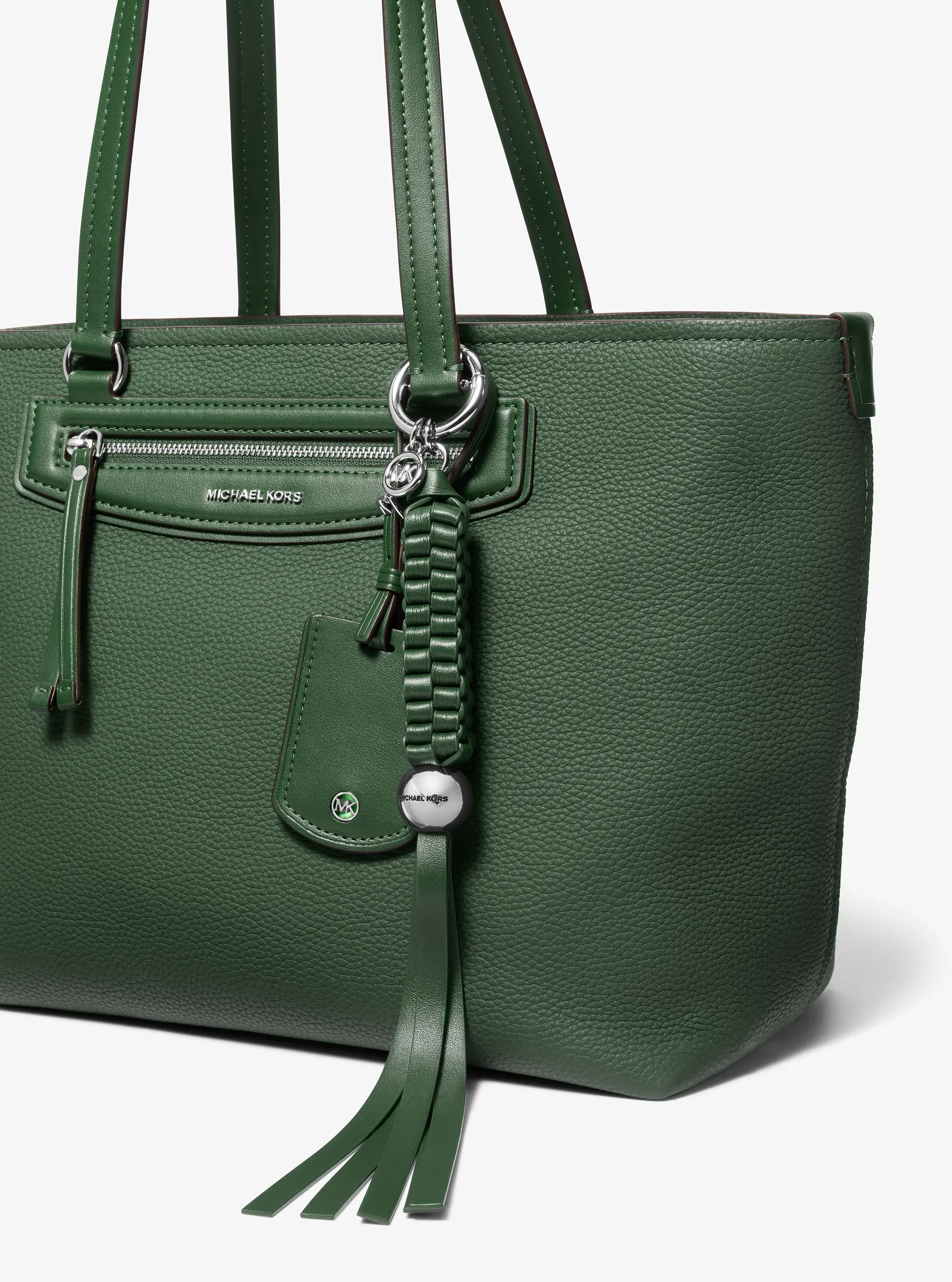 Женский брелок Michael Kors Woven Bag Charm, цвет: Мох — фото 3