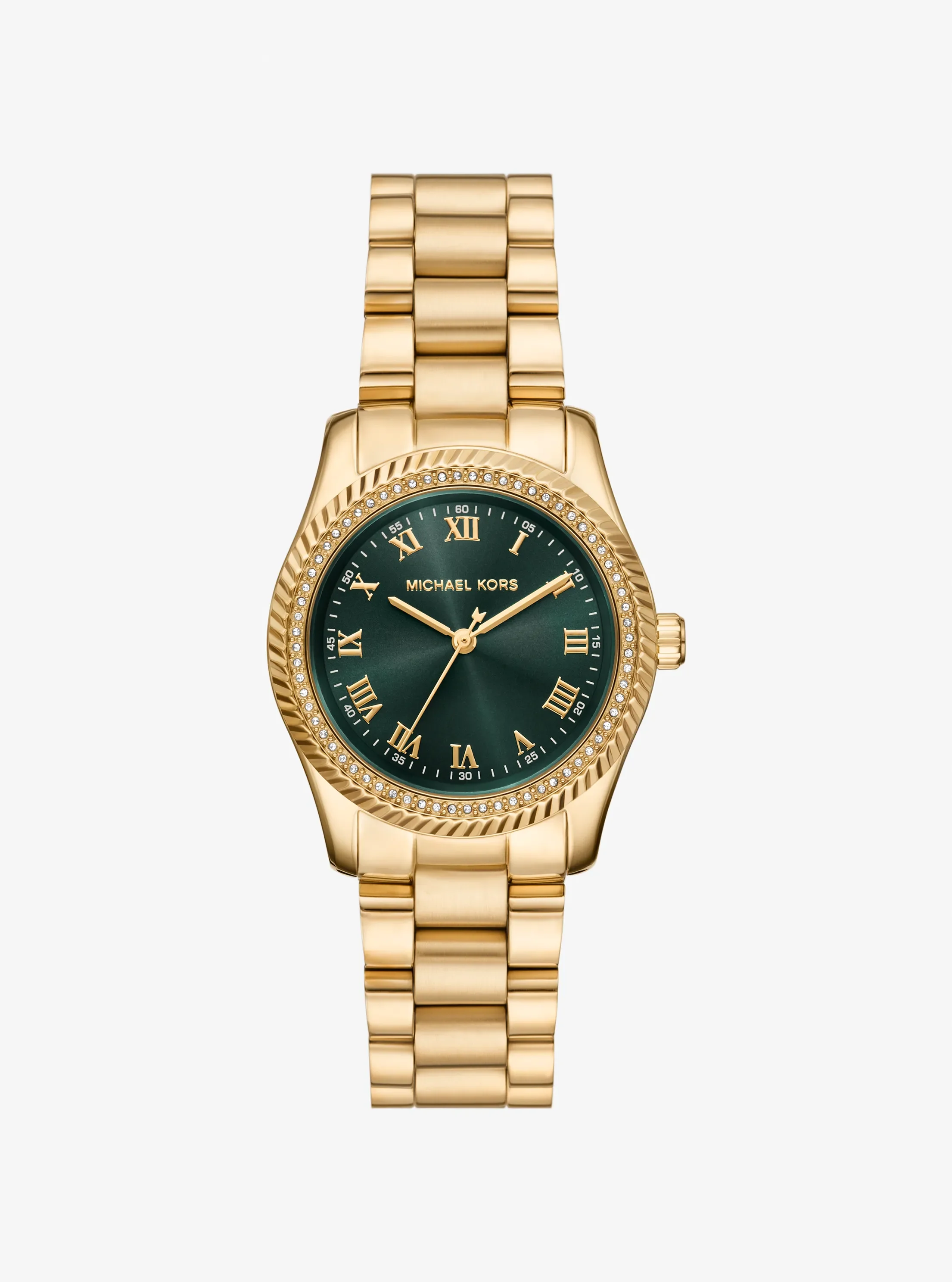 Женские часы Michael Kors Mini Lexington Gold-Tone Watch