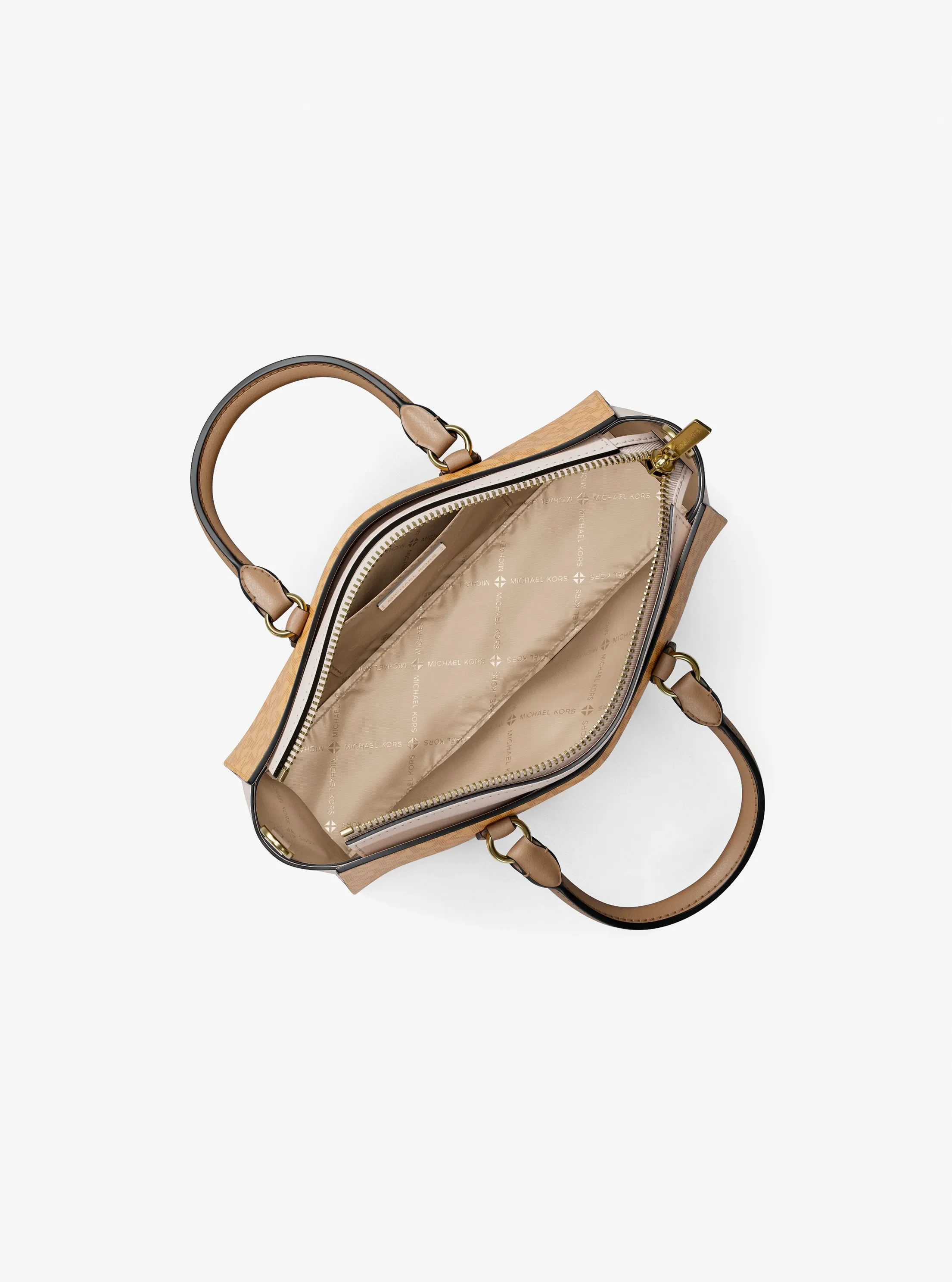 Сумки Michael Kors Arden Small Color-Block Signature Logo Messenger — фото 2