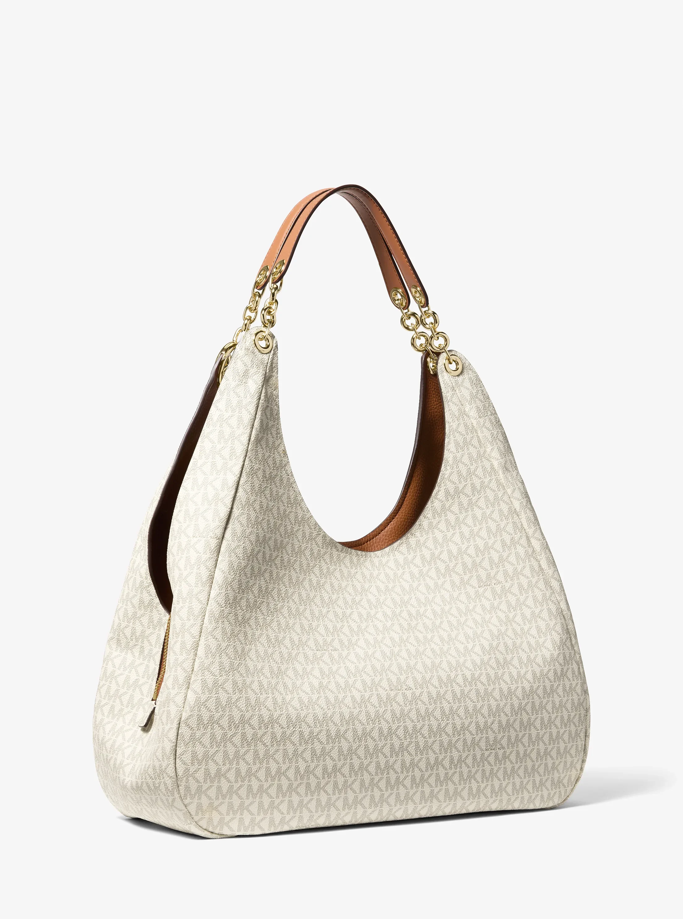 Michael Kors Ellie Large Signature Logo Shoulder Bag — фото 3