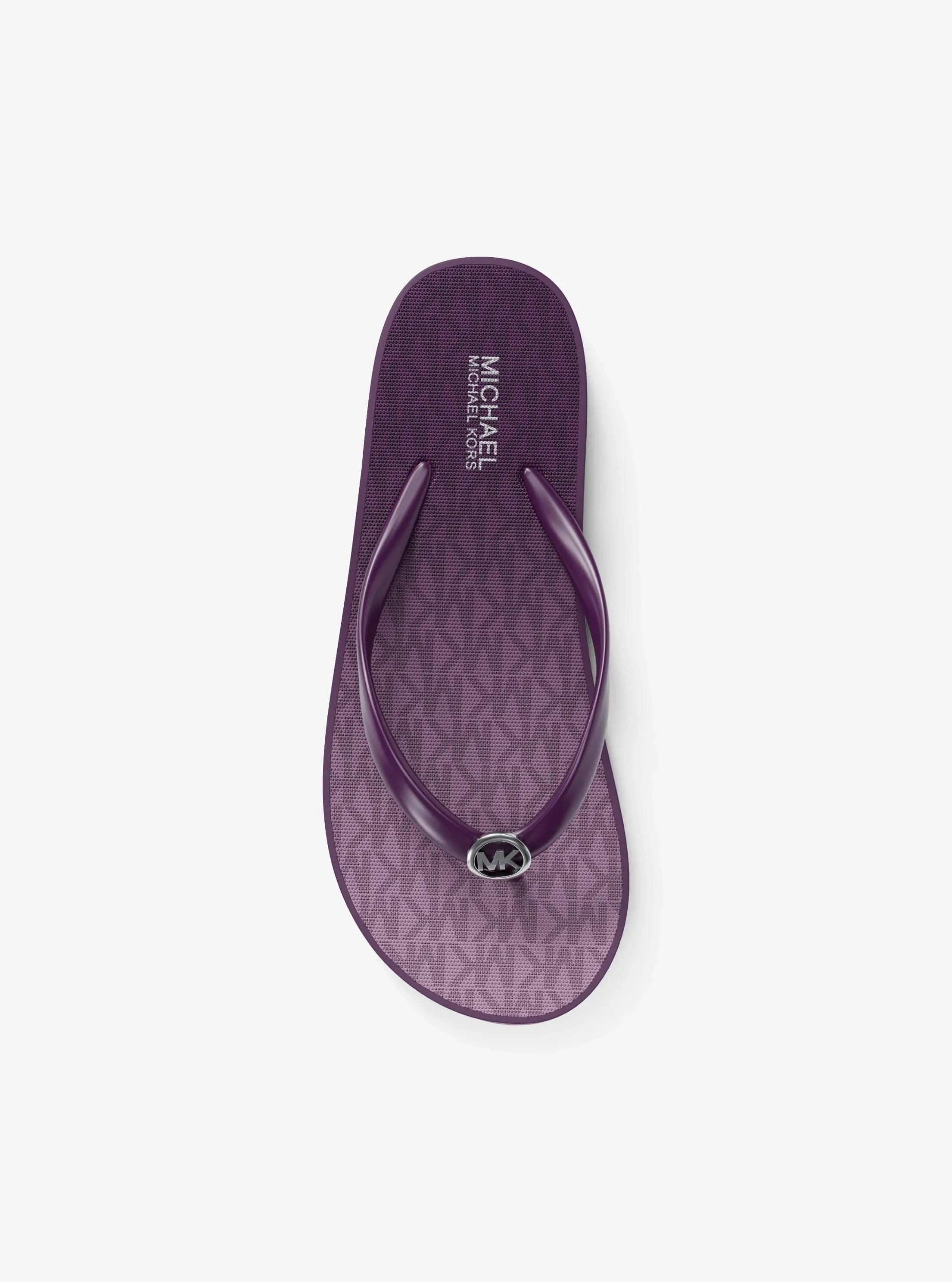 Сандалии Michael Kors Bedford Ombré Signature Logo Flip Flops — фото 5