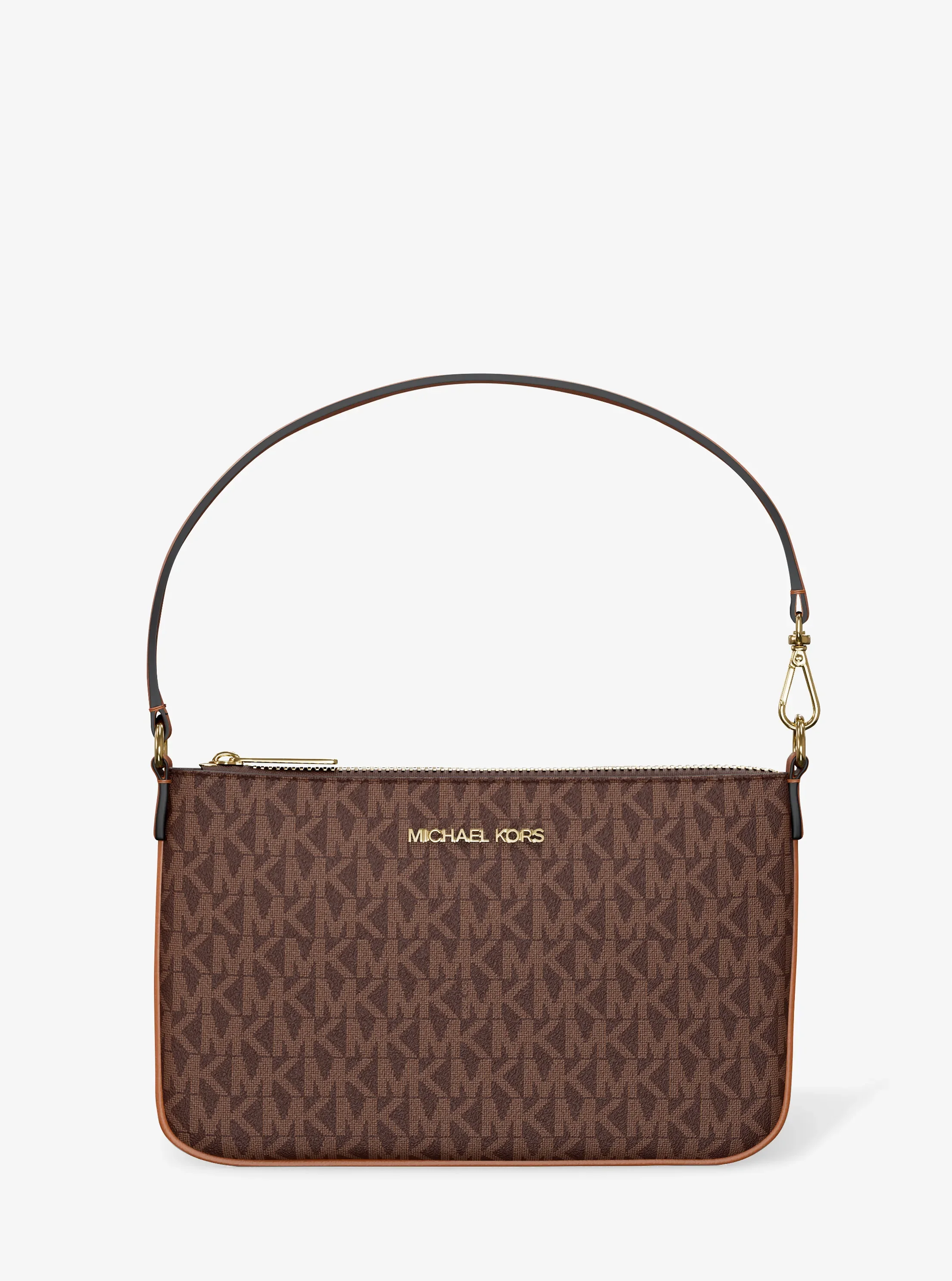 Сумки Michael Kors Jet Set Small Signature Logo Convertible Wristlet — фото 5