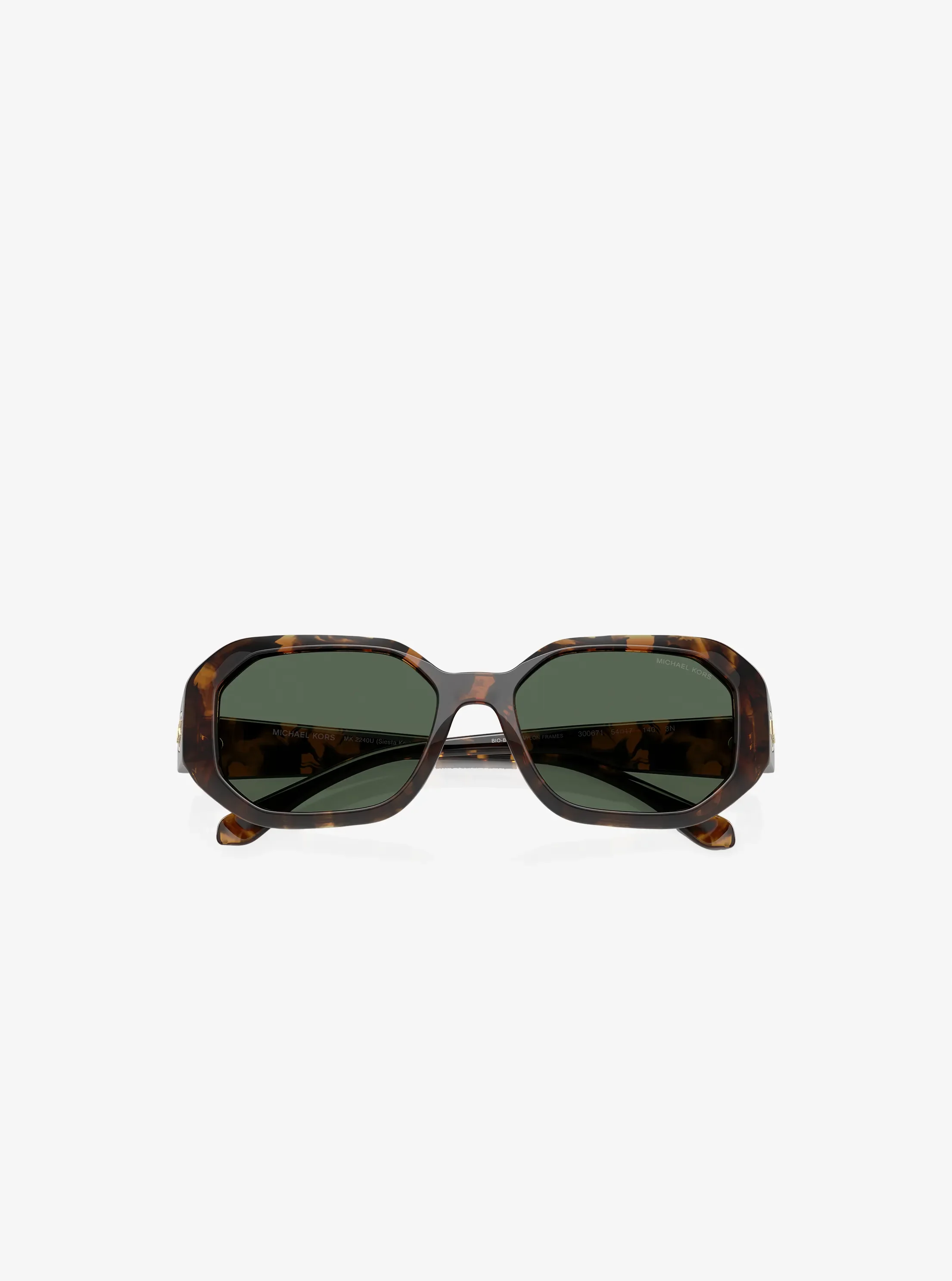 Женские солнцезащитные очки Michael Kors Siesta Key Sunglasses, цвет: Тёмный черепаховый — фото 5