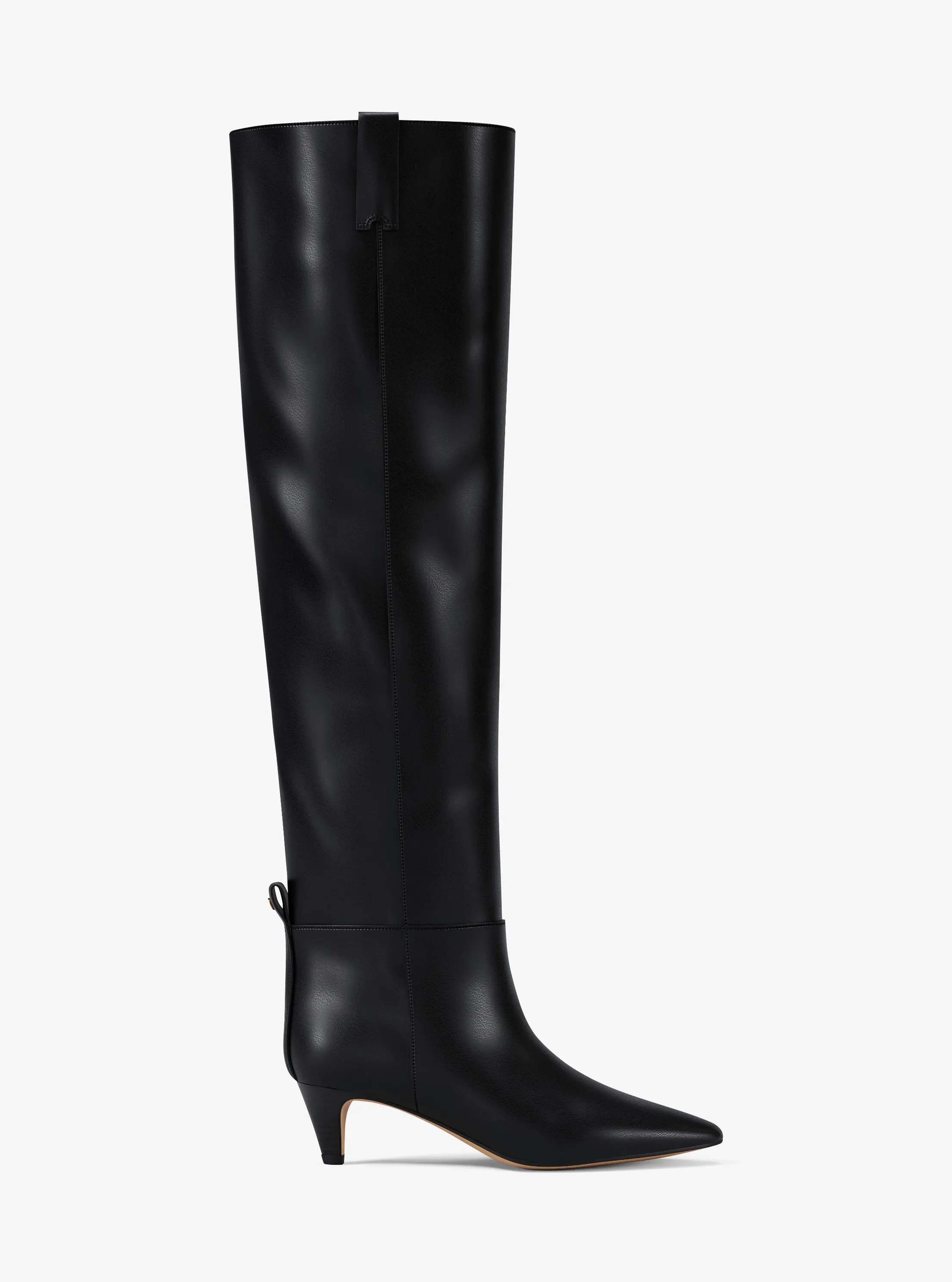 Женские ботинки Michael Kors Daniela Leather Boot, цвет: Чёрный — фото 2