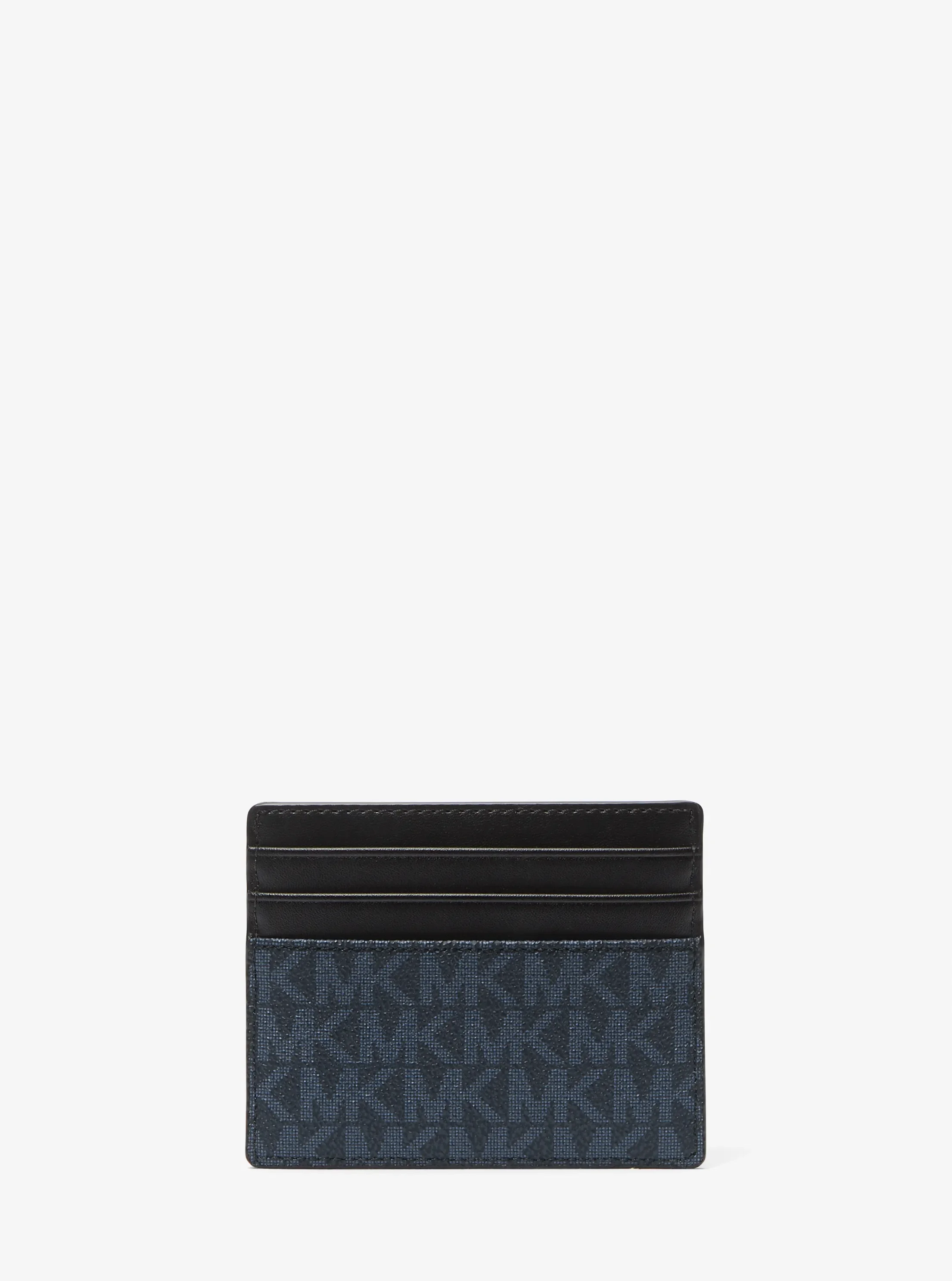 Кошелёк Michael Kors Cooper Signature Logo Card Case, цвет: Admrl/Plblue — фото 2