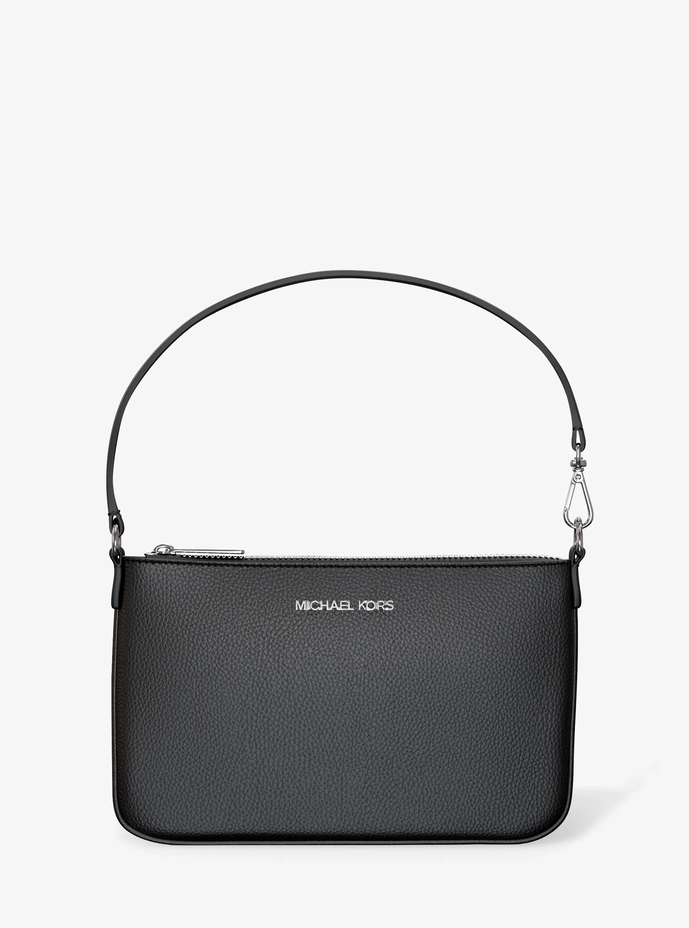 Сумки Michael Kors Jet Set Small Pebbled Leather Convertible Wristlet — фото 5