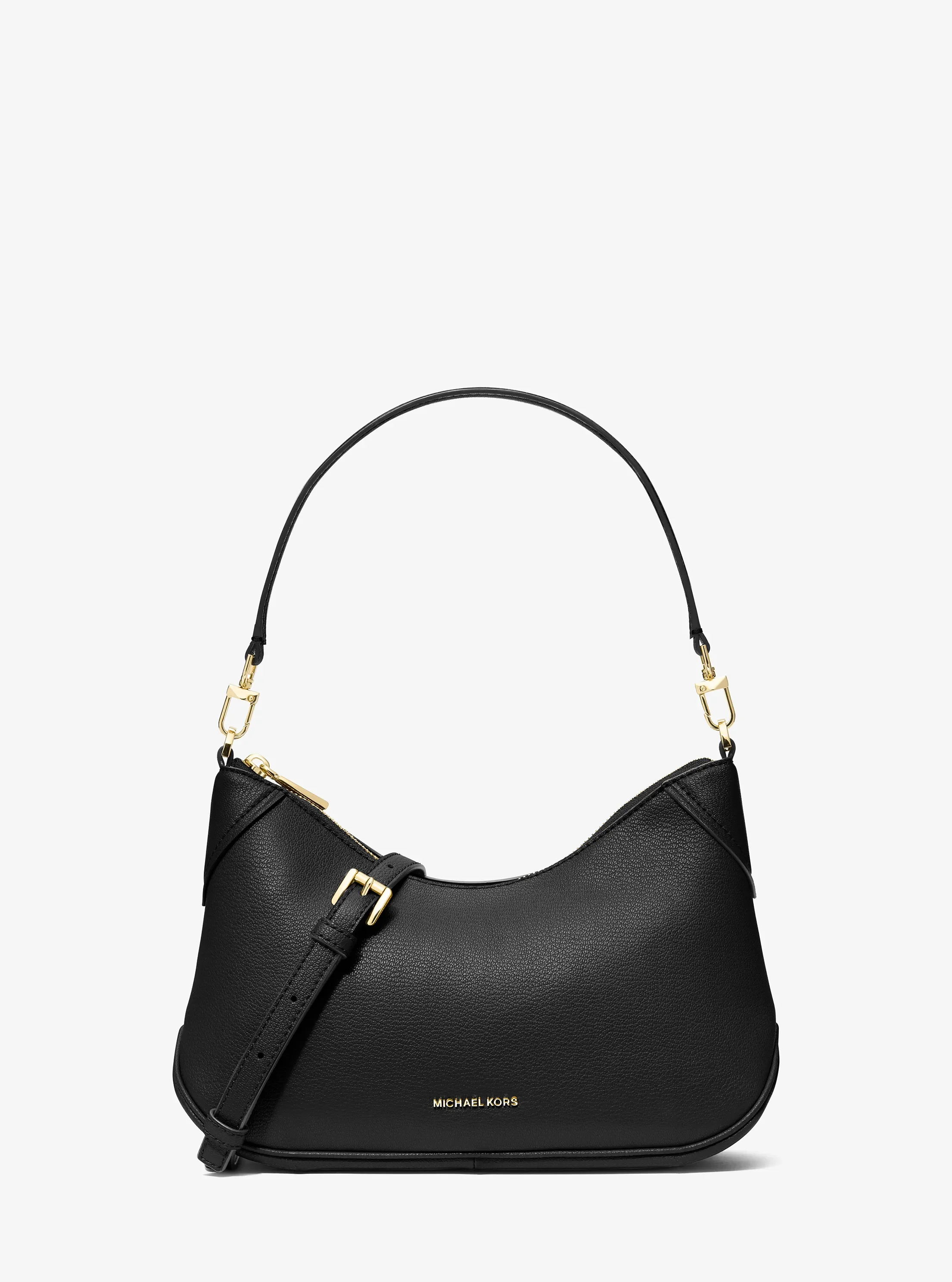 Michael Kors Jet Set Medium Leather Convertible Crossbody Bag