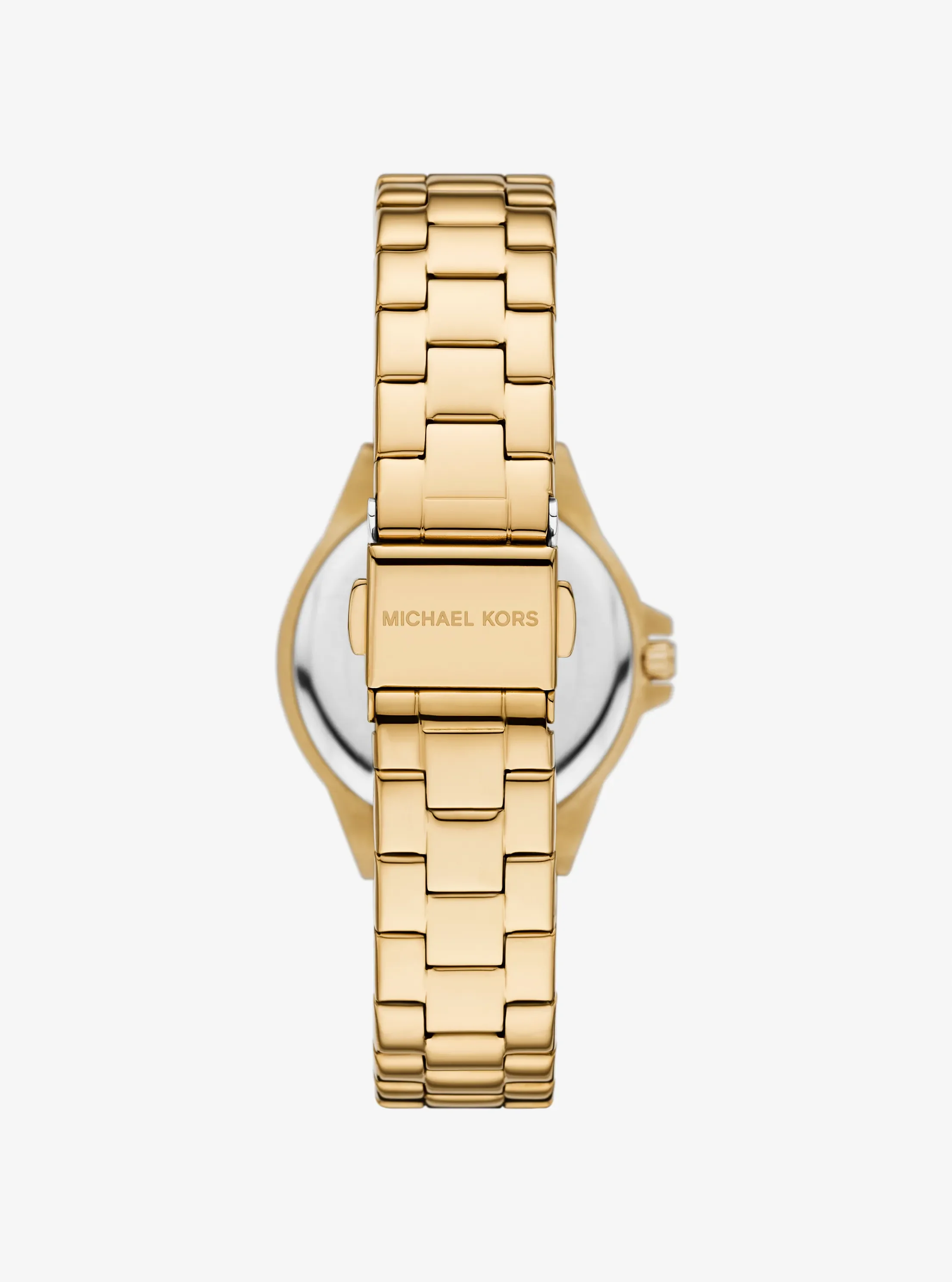 Часы Michael Kors Mini Lennox Pavé Gold-Tone Watch, цвет: Золотой — фото 3