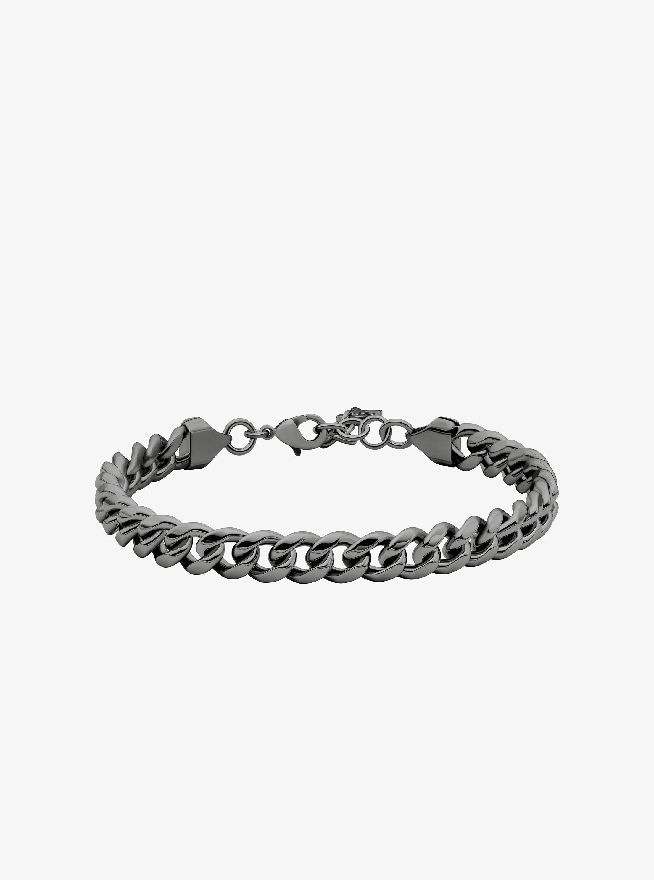 Женский браслет Michael Kors Precious Metal-Plated Brass Curb-Link Chain, цвет: Графитовый металлик
