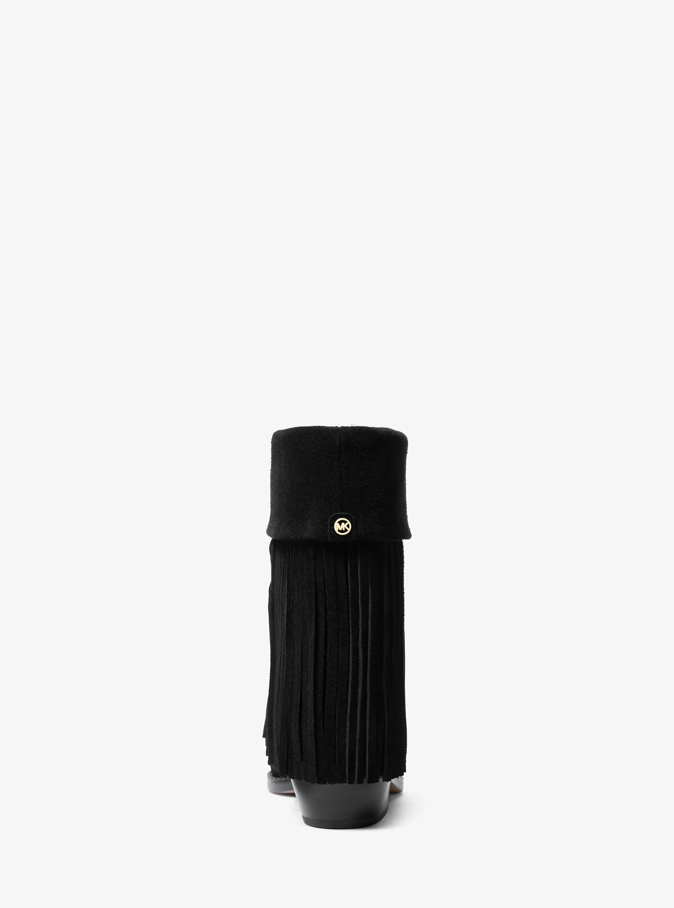 Ботинки Michael Kors Nash Fringed Suede Boot, цвет: Чёрный — фото 3