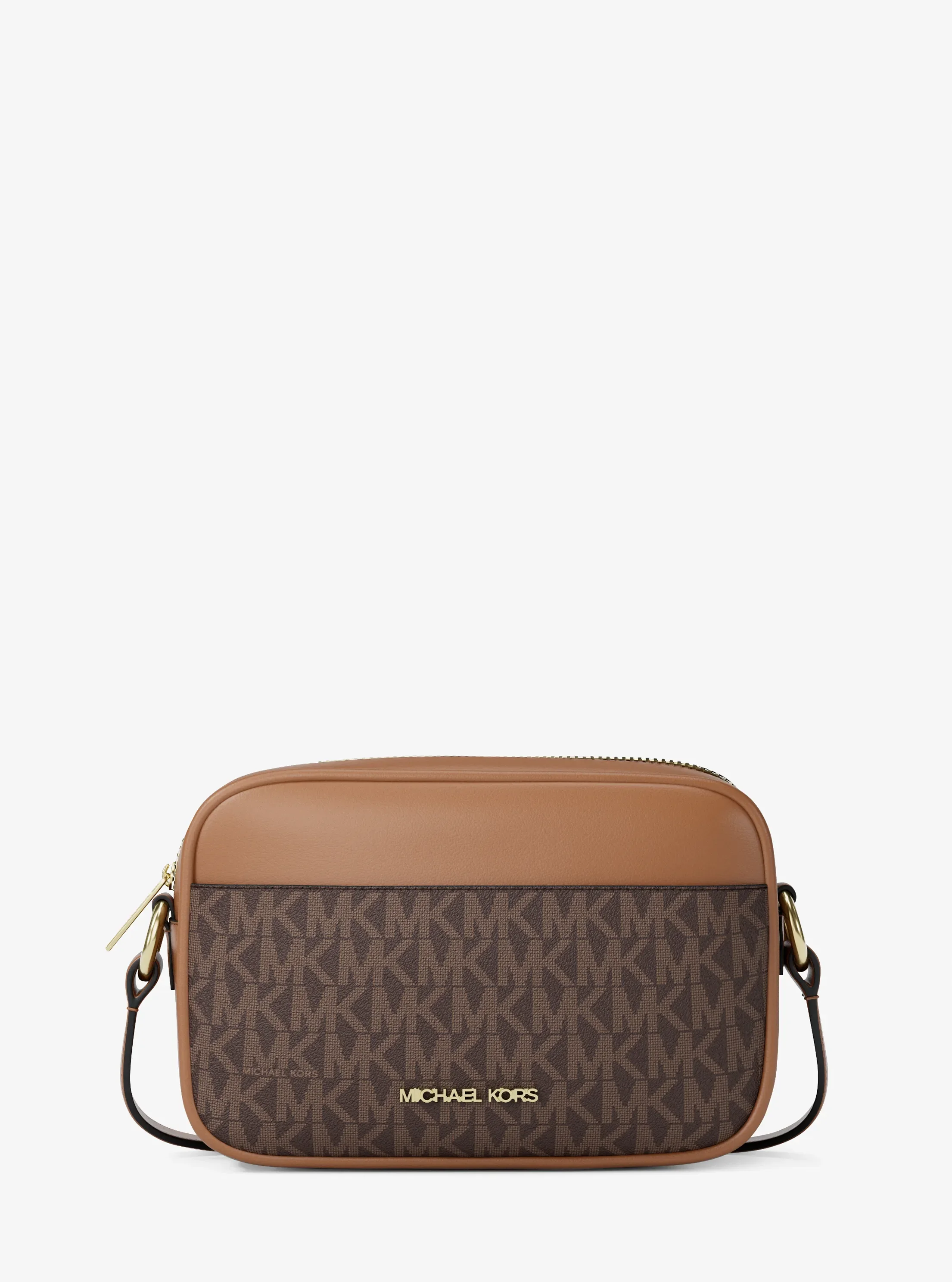 Michael Kors Jet Set Small Signature Logo Camera Crossbody Bag