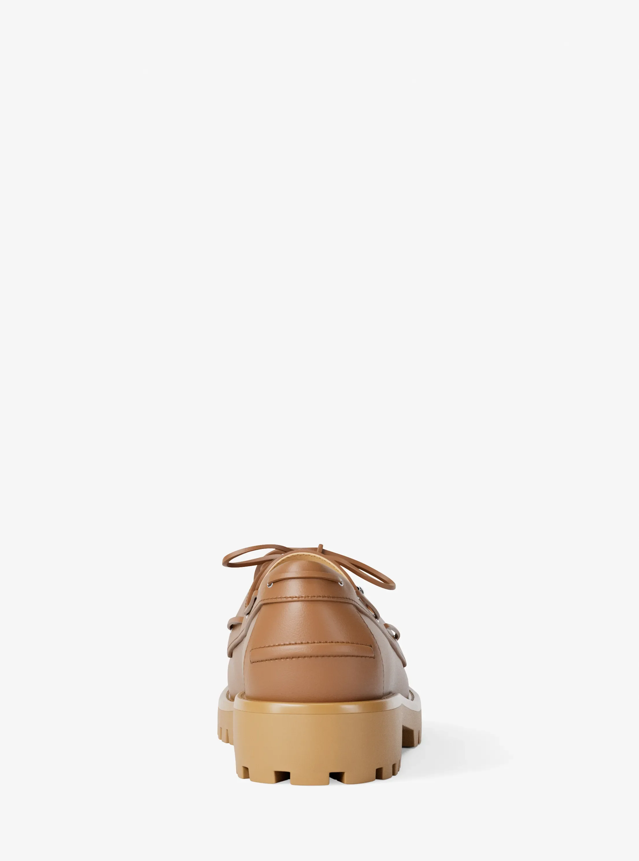 Женские туфли Michael Kors Kenny Leather Loafer, цвет: Светло-коричневый — фото 4