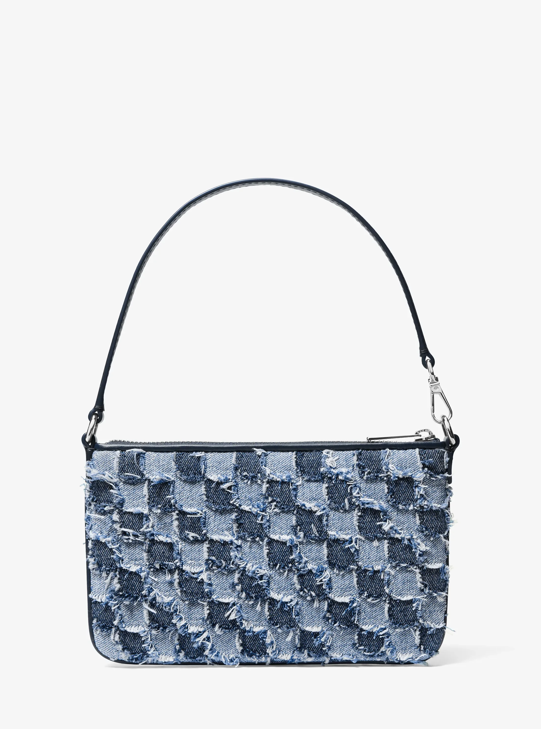 Michael Kors Jet Set Travel Small Patchwork Denim Convertible Wristlet — фото 3