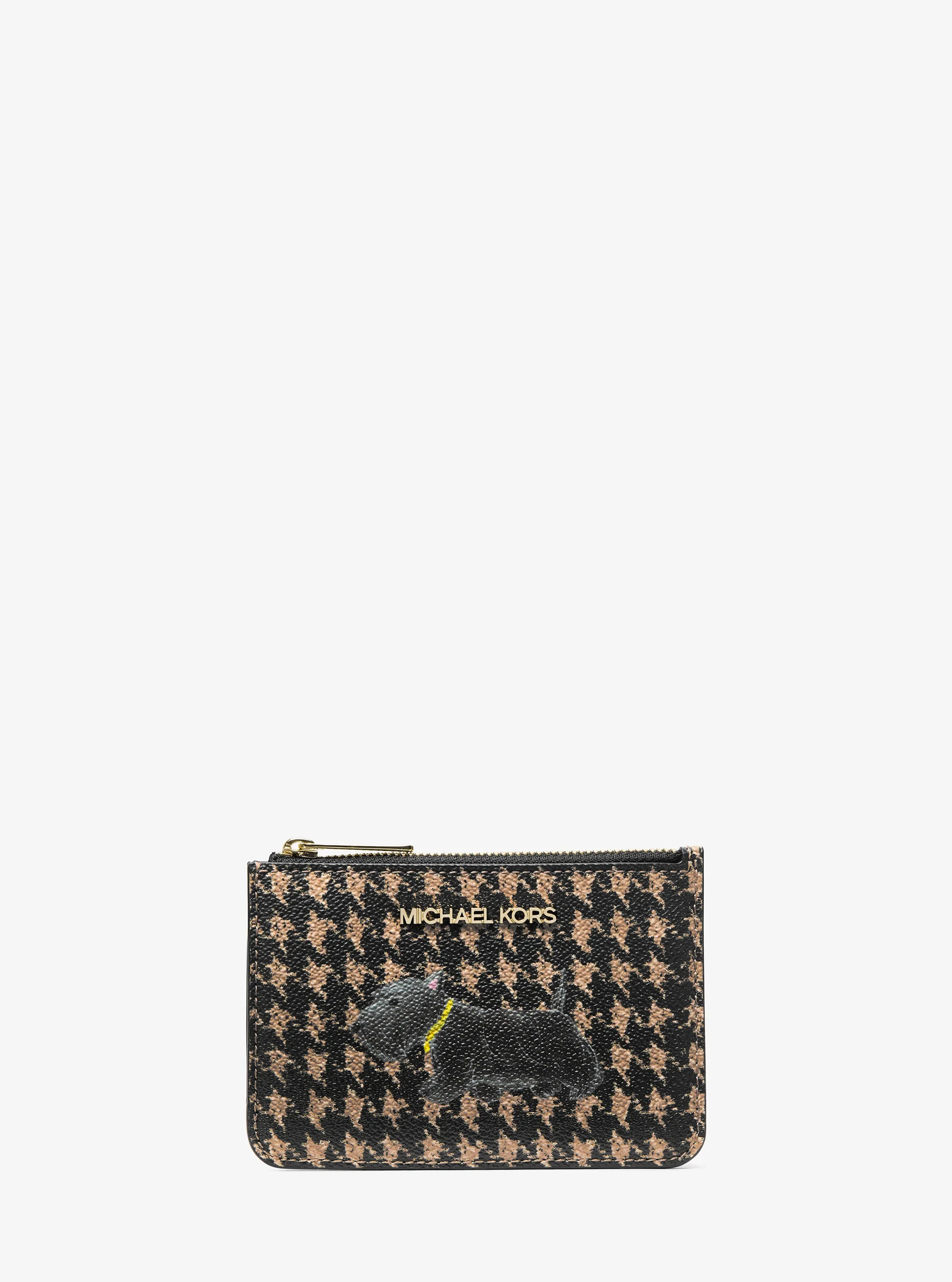 Сумки Michael Kors Jet Set Travel Small Printed Houndstooth Print Coin Pouch