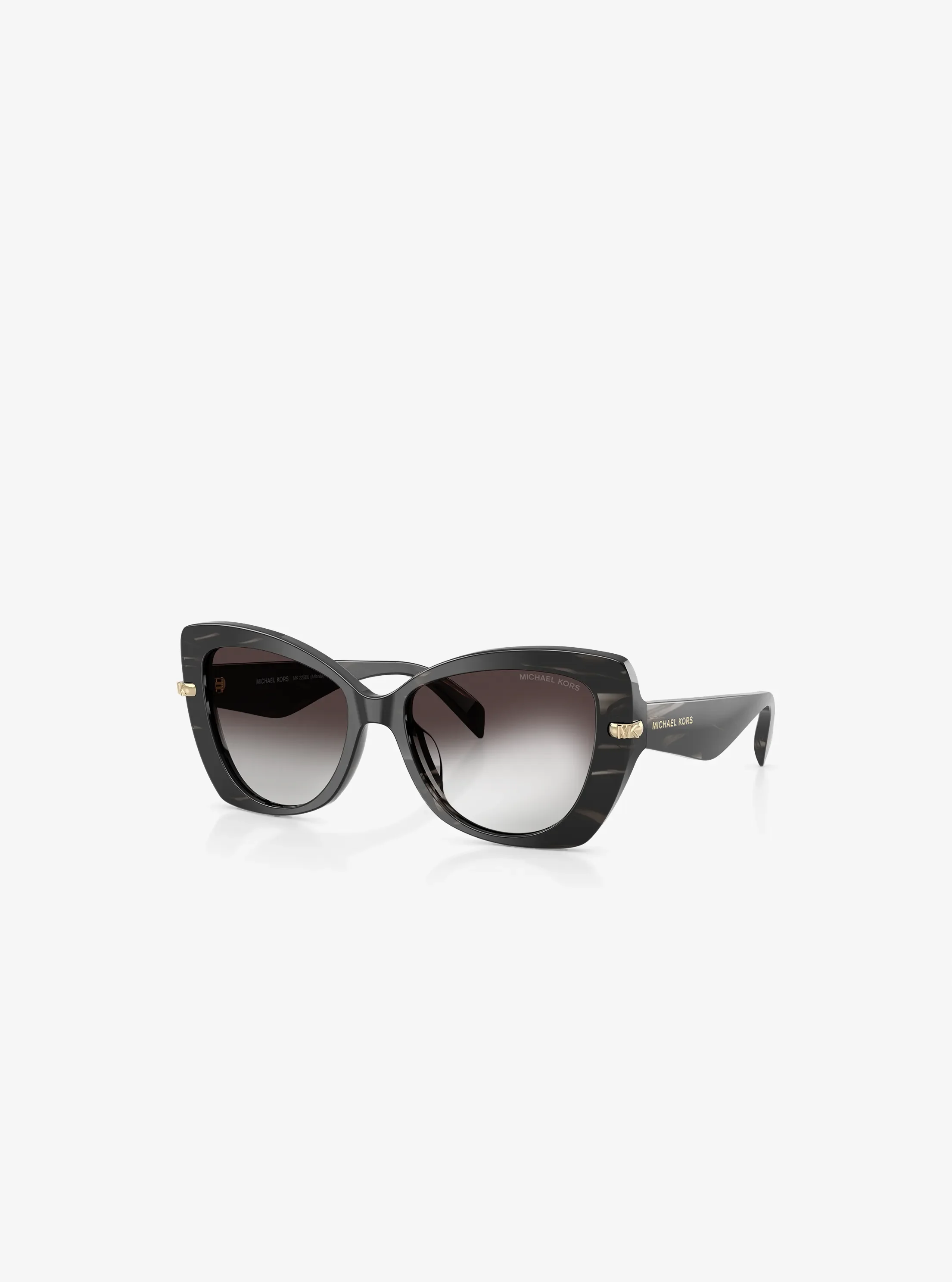 Женские солнцезащитные очки Michael Kors Atlanta Sunglasses, цвет: Чёрный — фото 2