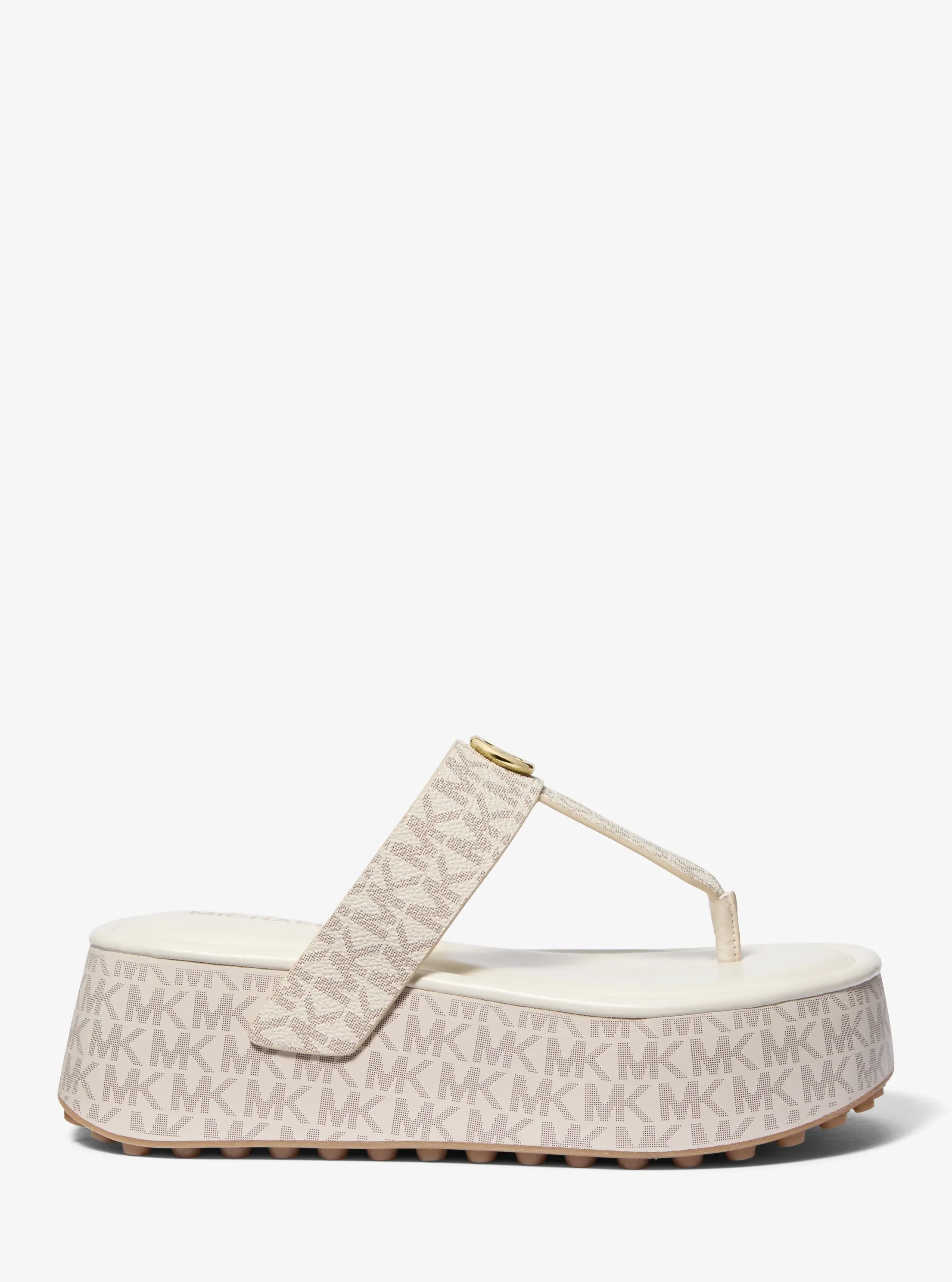 Michael Kors Koya Signature Logo Platform Flip Flop — фото 2