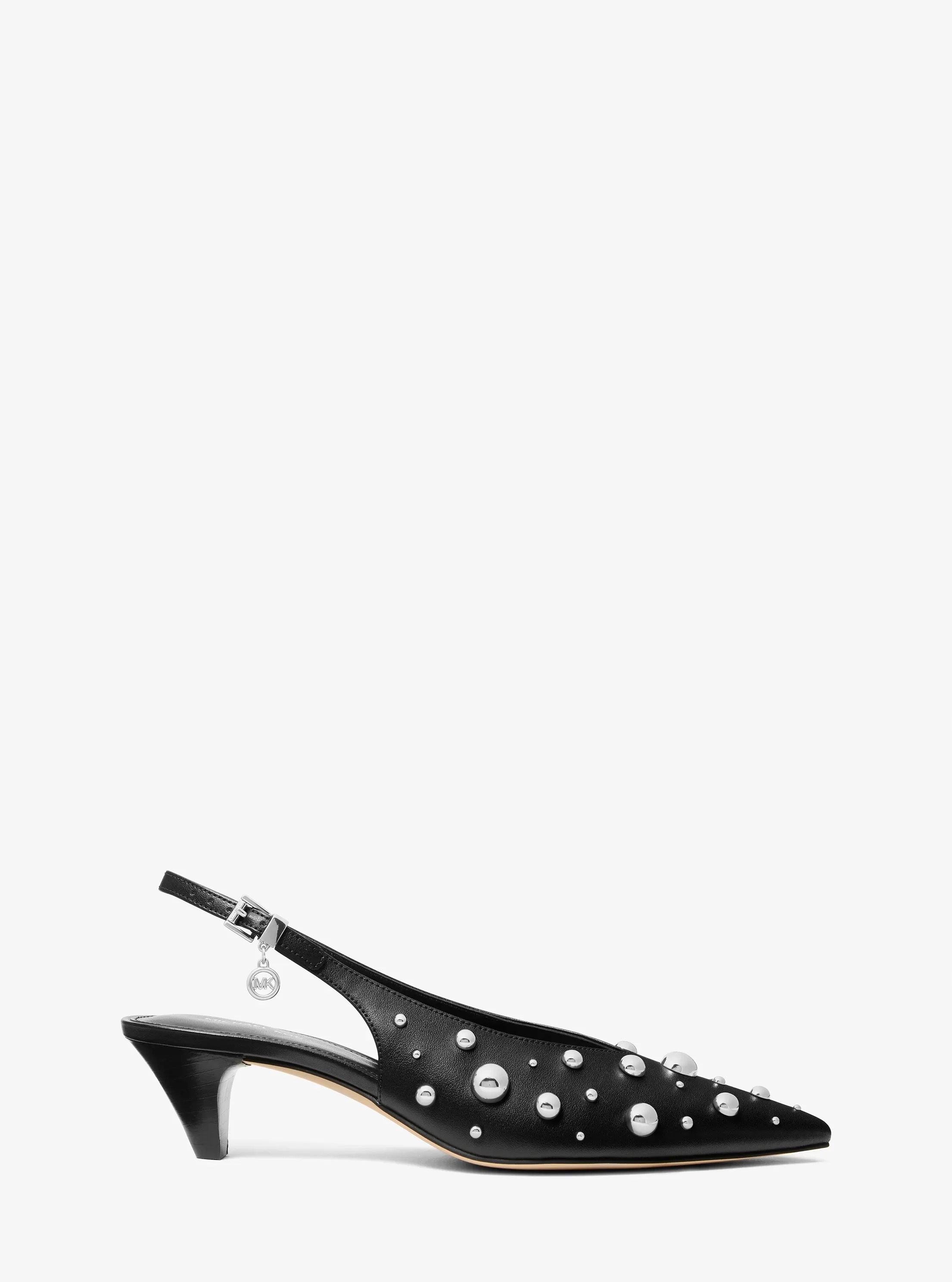 Женские туфли Michael Kors Tonya Studded Slingback Pump, цвет: Чёрный — фото 2