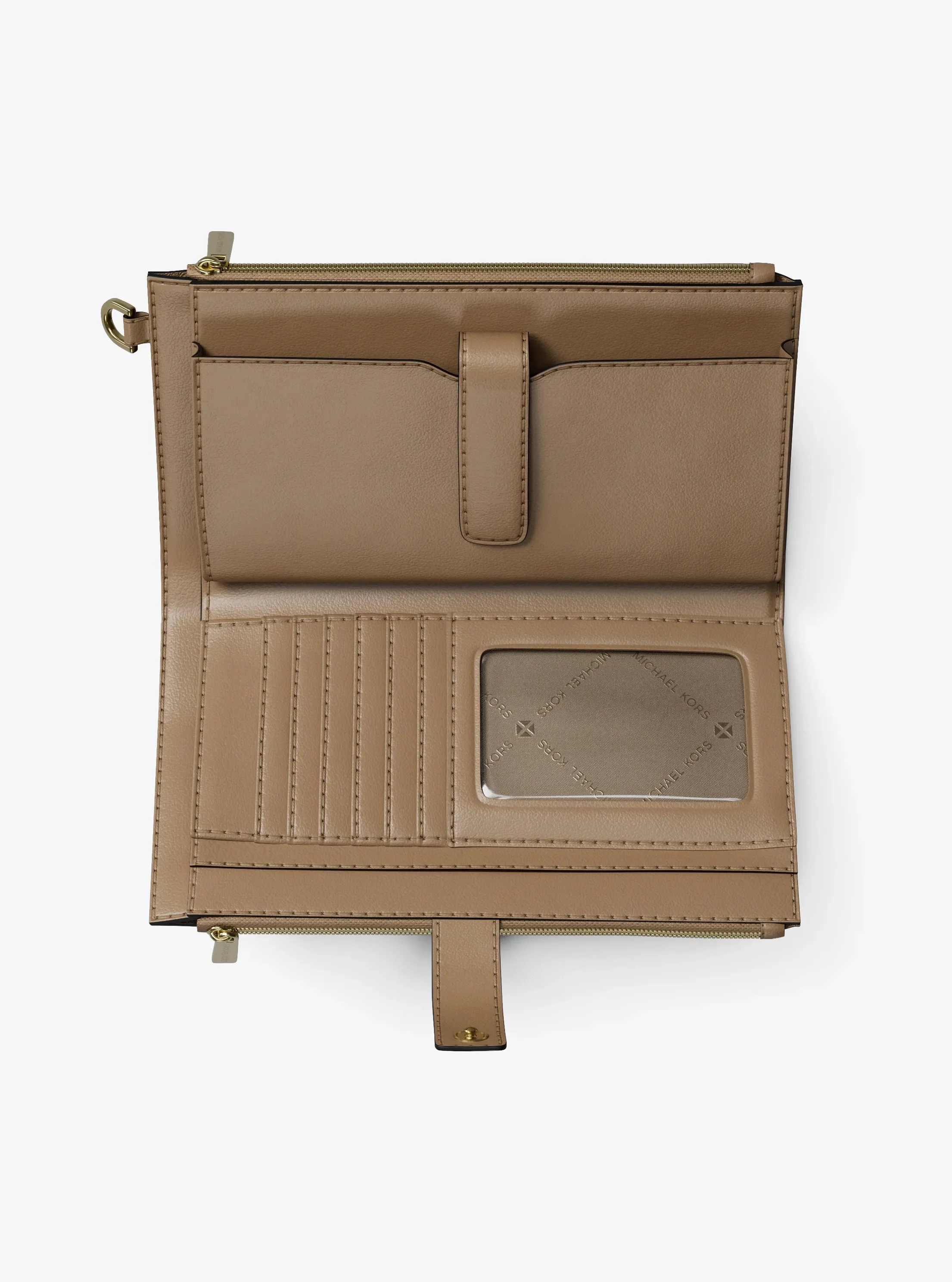 Сумки Michael Kors Jet Set Large Signature Logo Wristlet — фото 2