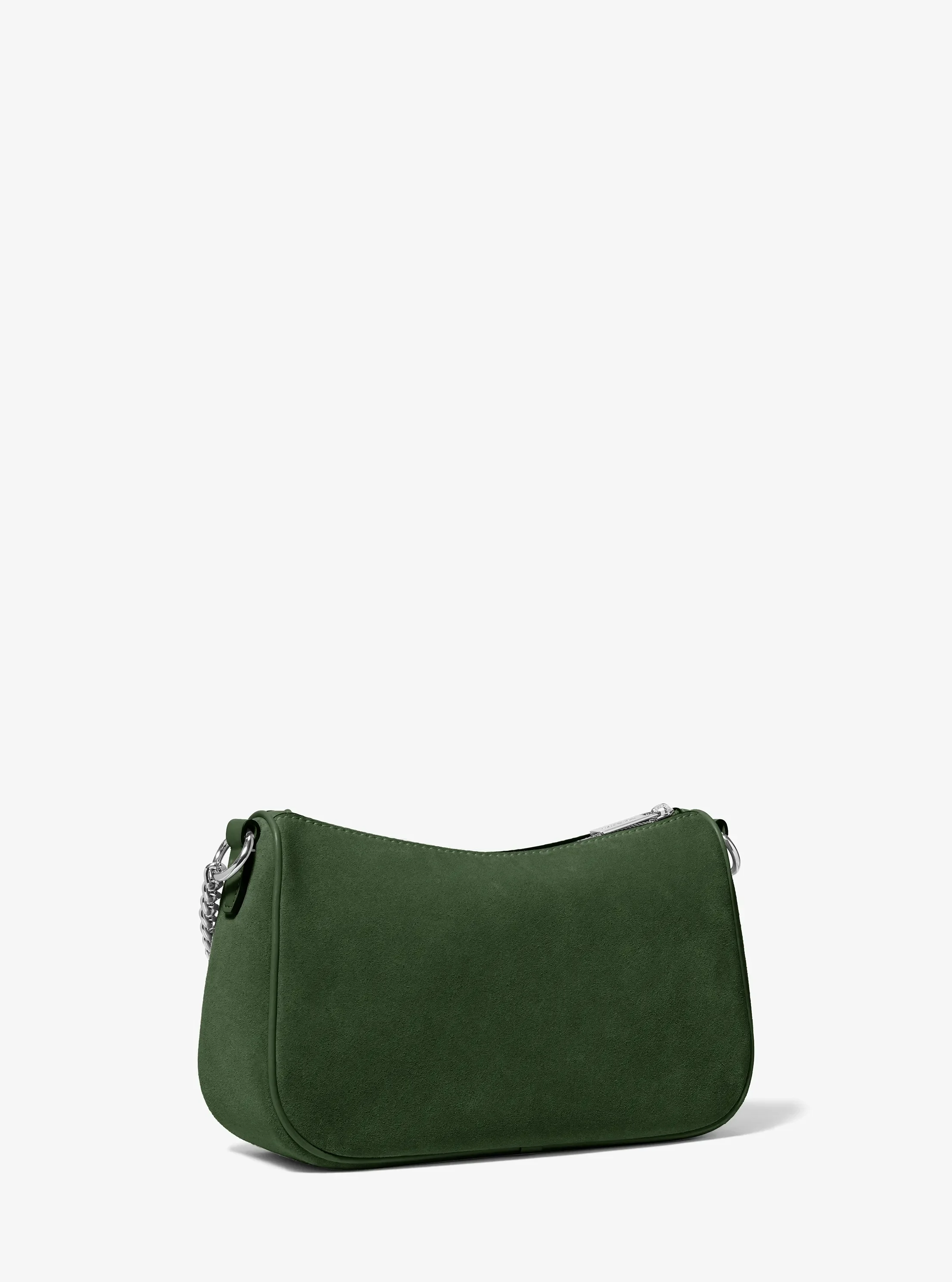 Сумка Michael Kors Carmela Medium Convertible Pochette, цвет: Зелёный — фото 3