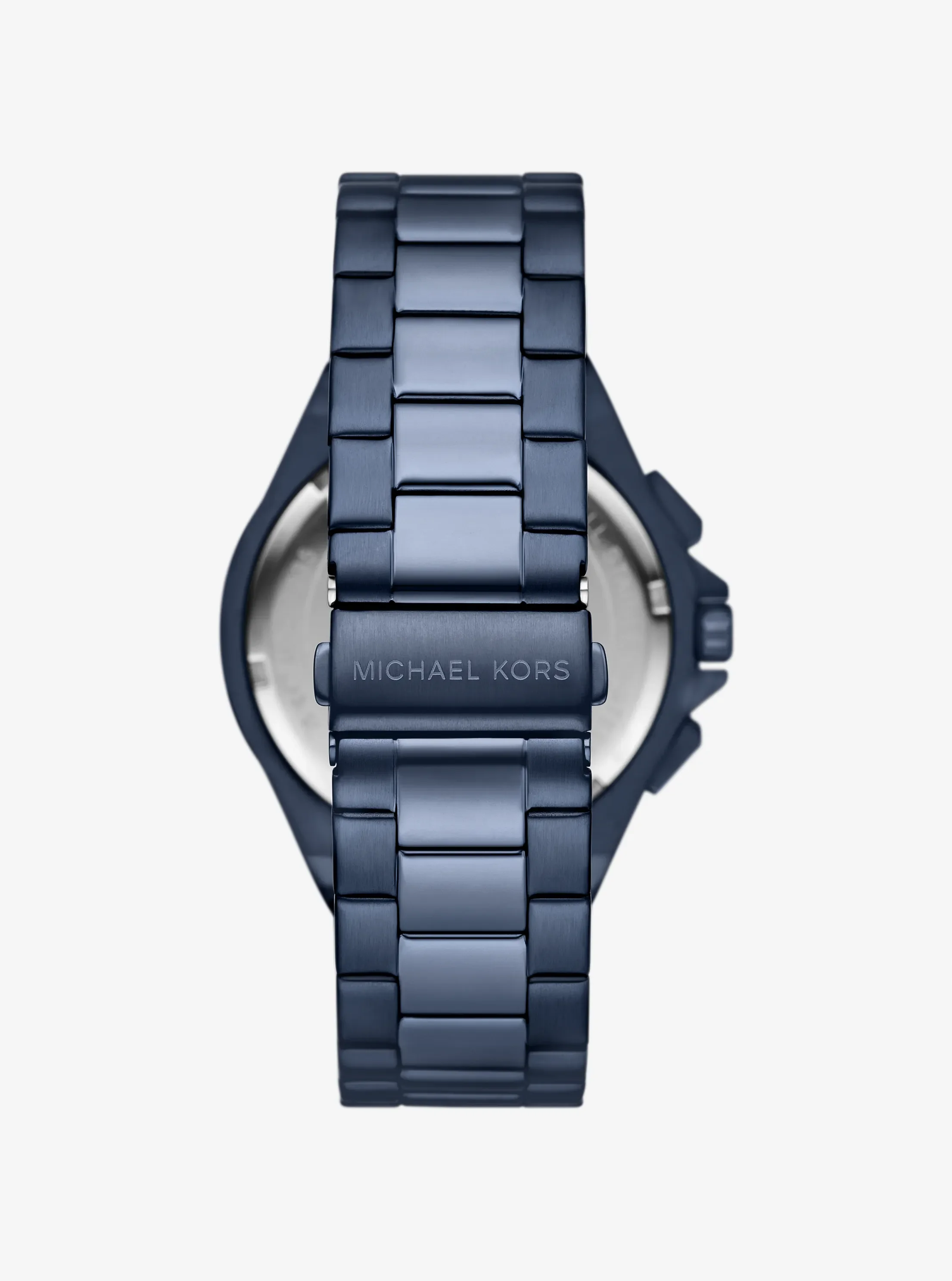 Часы Michael Kors Oversized Lennox Blue-Tone Watch, цвет: Тёмно-синий — фото 3