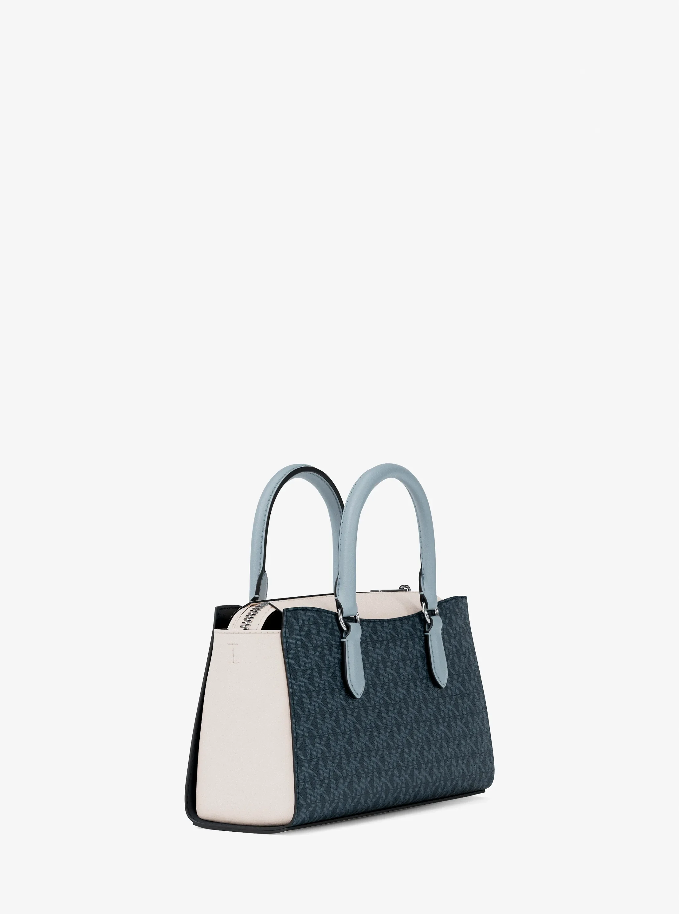Сумки Michael Kors Arden Small Color-Block Signature Logo Messenger — фото 3