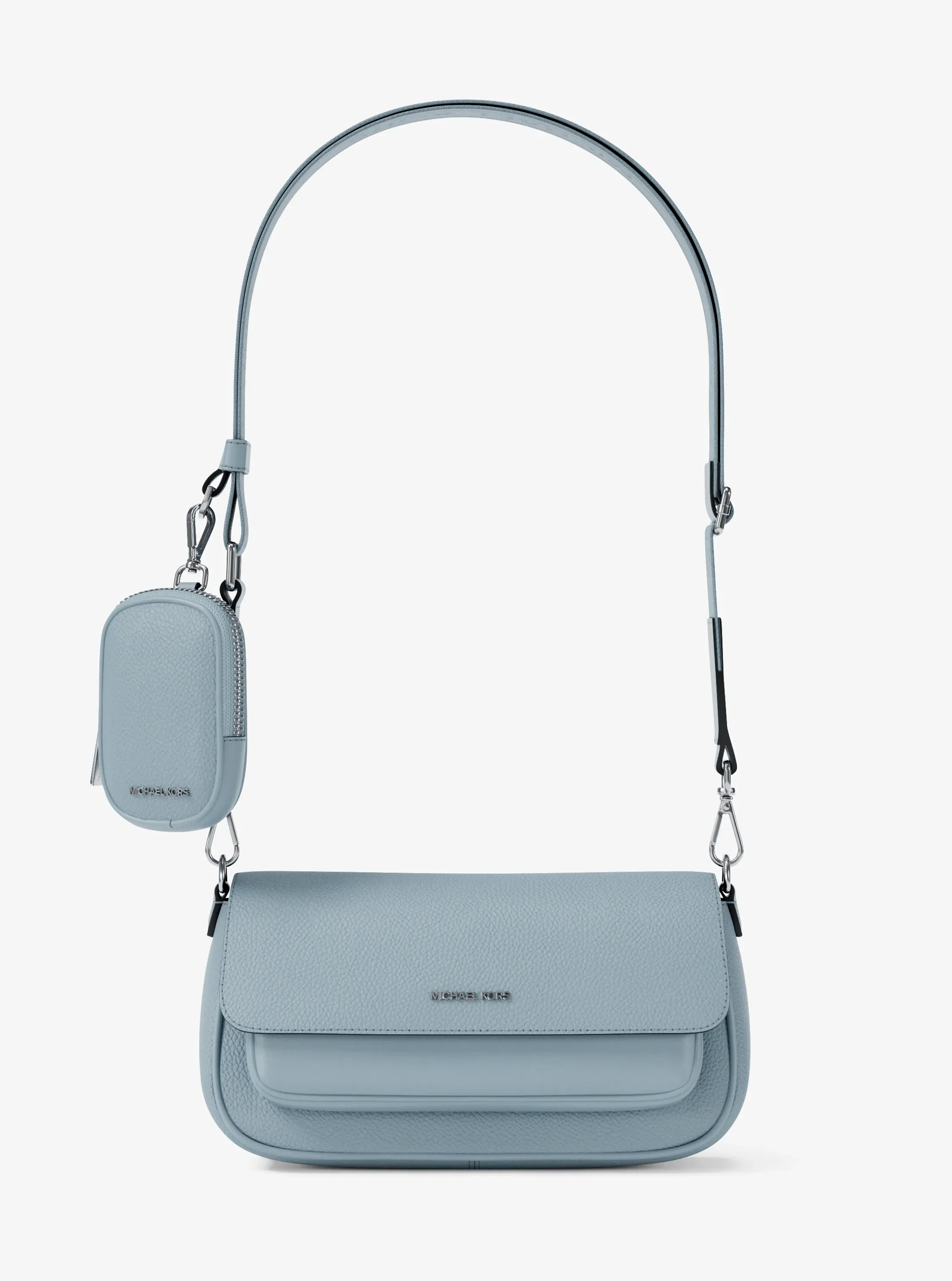 Сумки Michael Kors Jet Set Travel Small Pebbled Leather Crossbody With Pouch