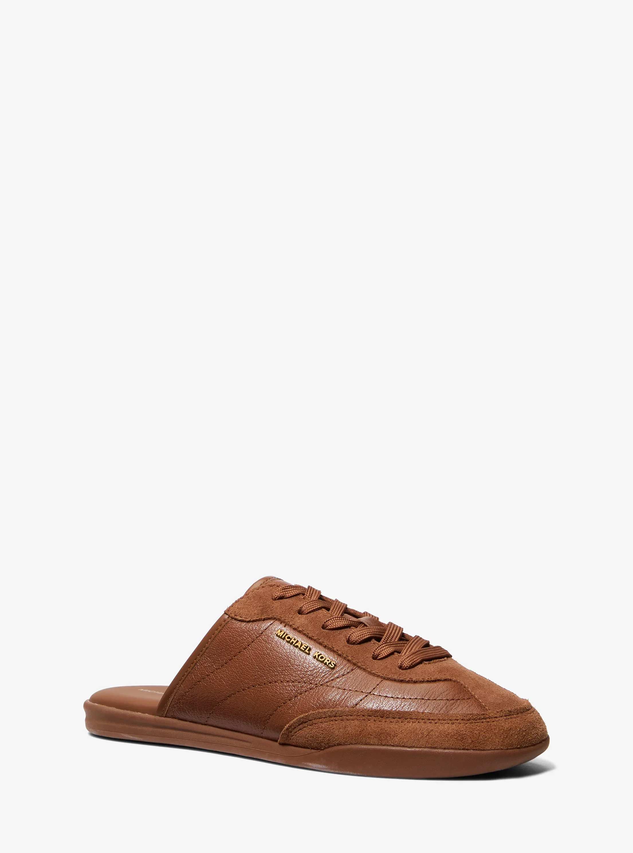 Женские сабо Michael Kors Nolan Leather Mule, цвет: Светло-коричневый