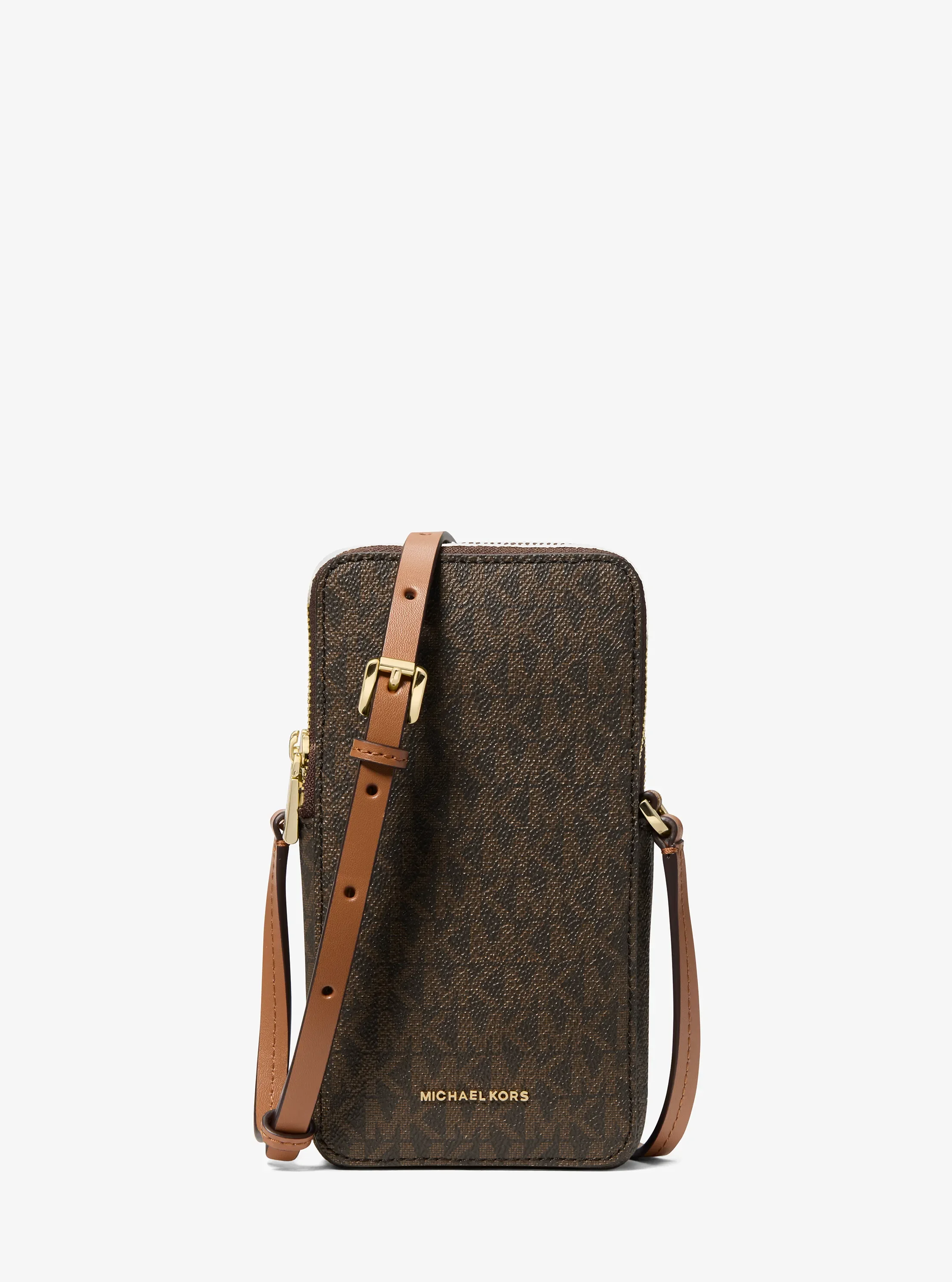Женские сумки Michael Kors Jet Set Small Signature Logo Smartphone Crossbody