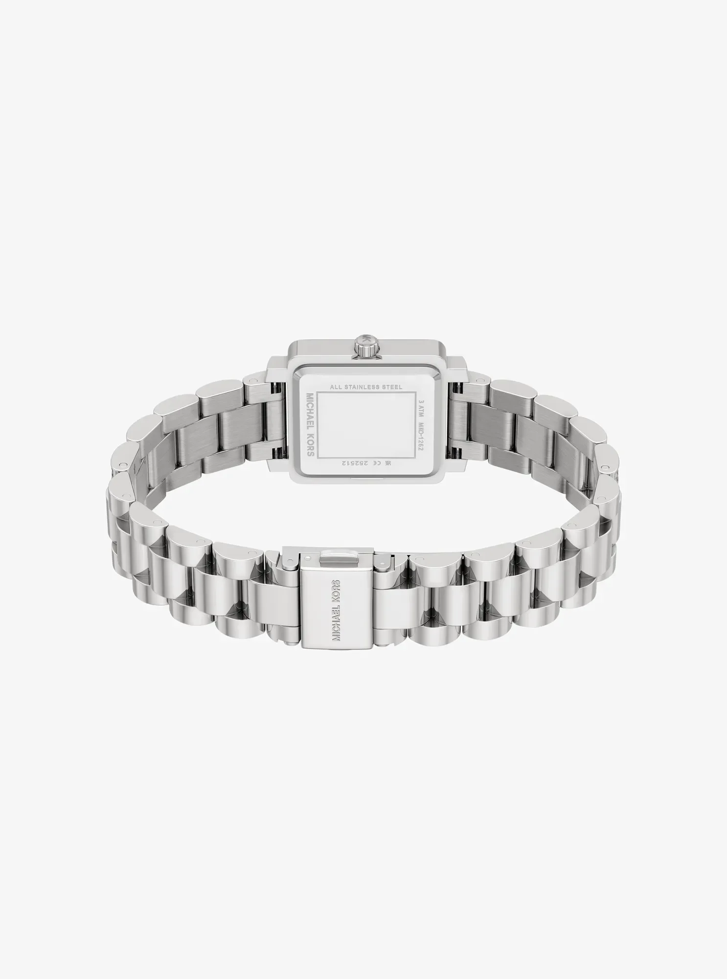 Часы Michael Kors Petite Gwynn Pavé Silver-Tone Watch, цвет: Серебряный — фото 4