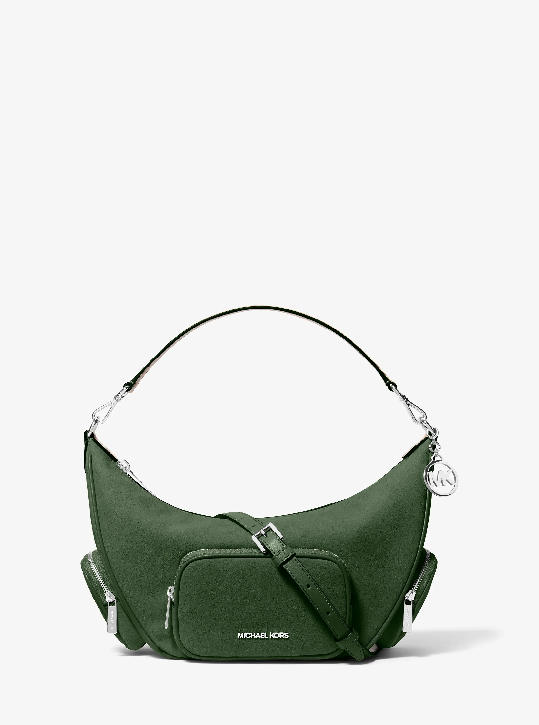 Сумка Michael Kors Merritt Medium Convertible Shoulder, цвет: Зелёный