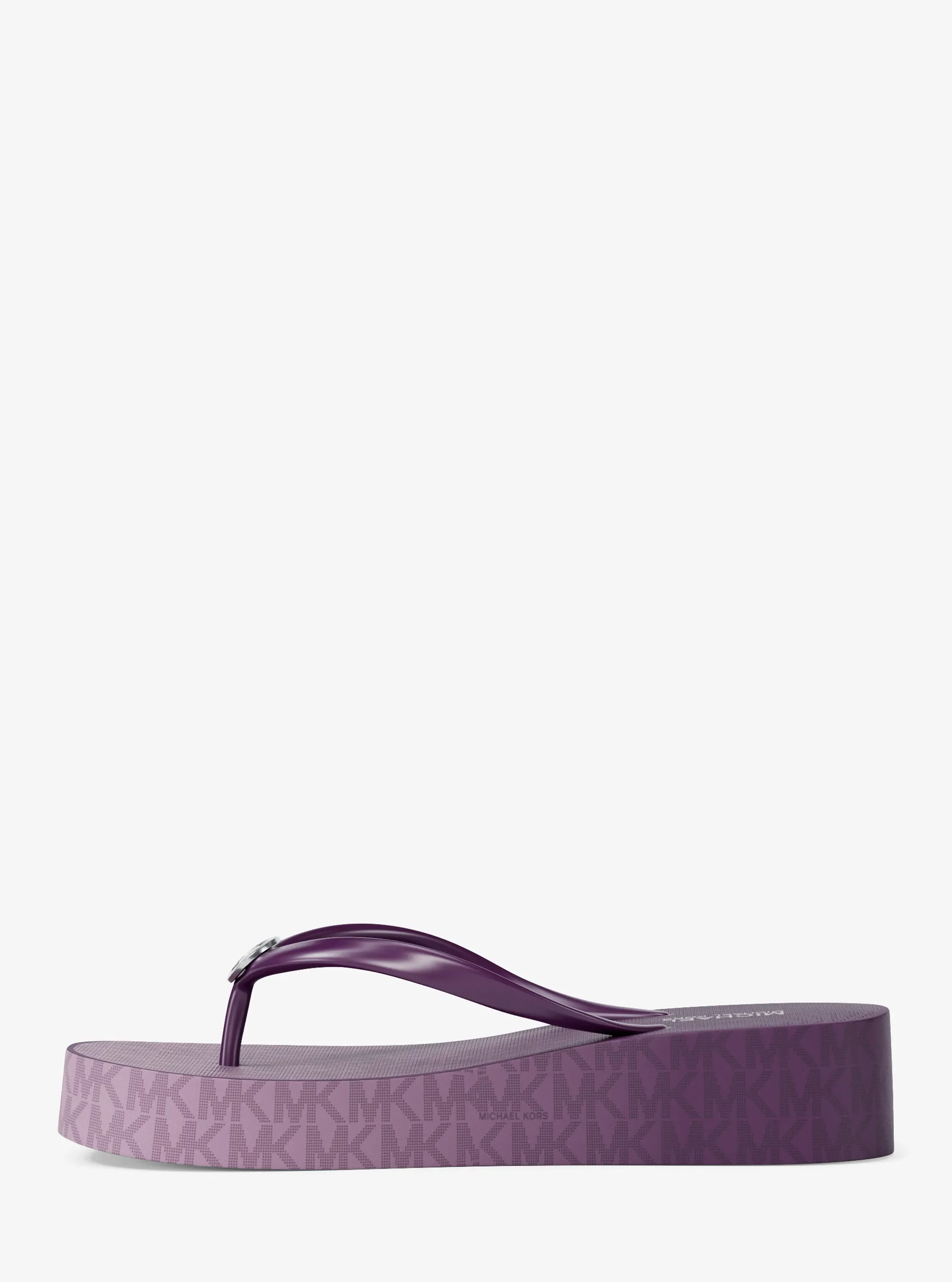 Сандалии Michael Kors Bedford Ombré Signature Logo Flip Flops — фото 3