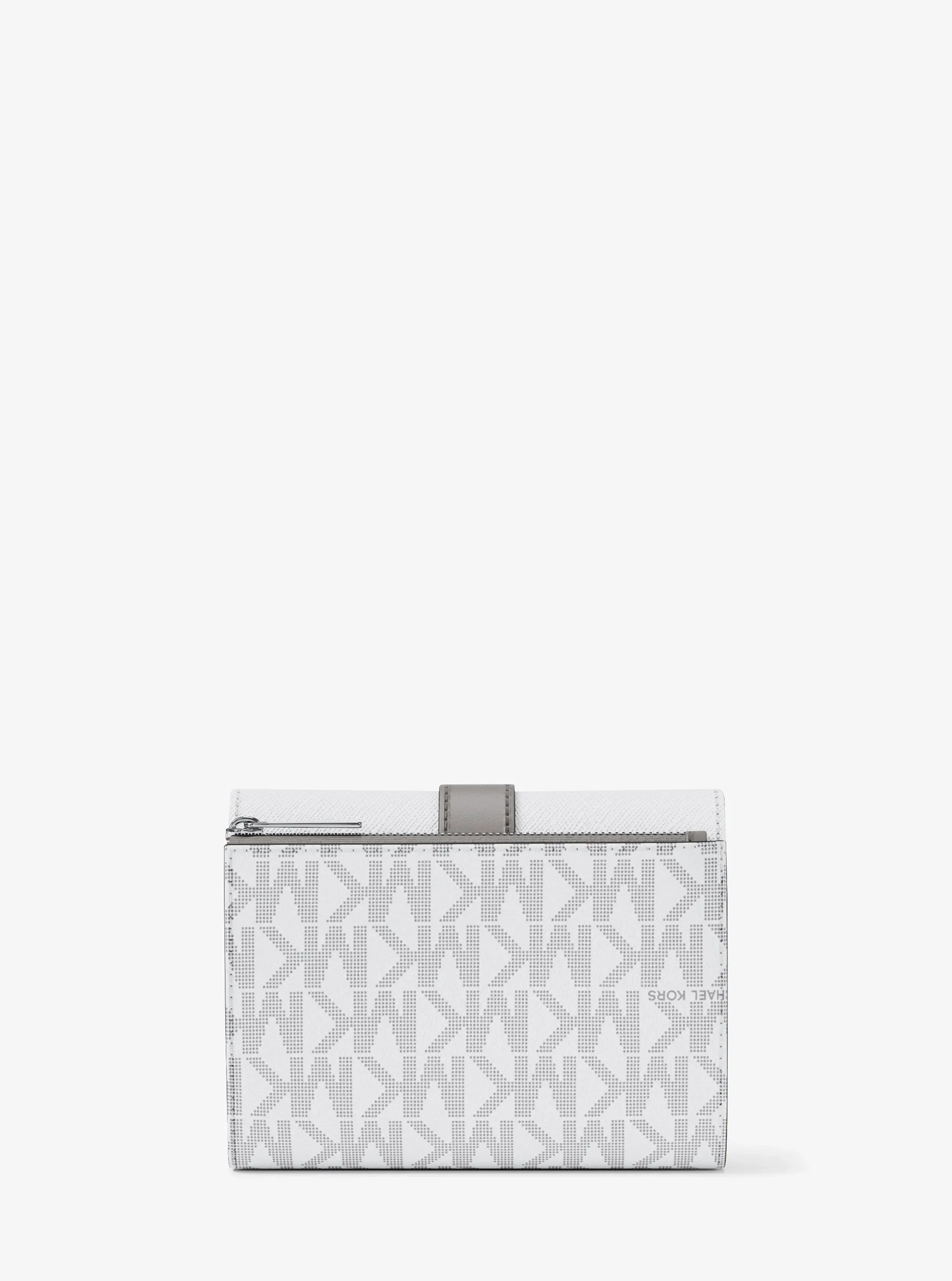 Кошельки Michael Kors Greenwich Medium Signature Logo Trifold Wallet — фото 3