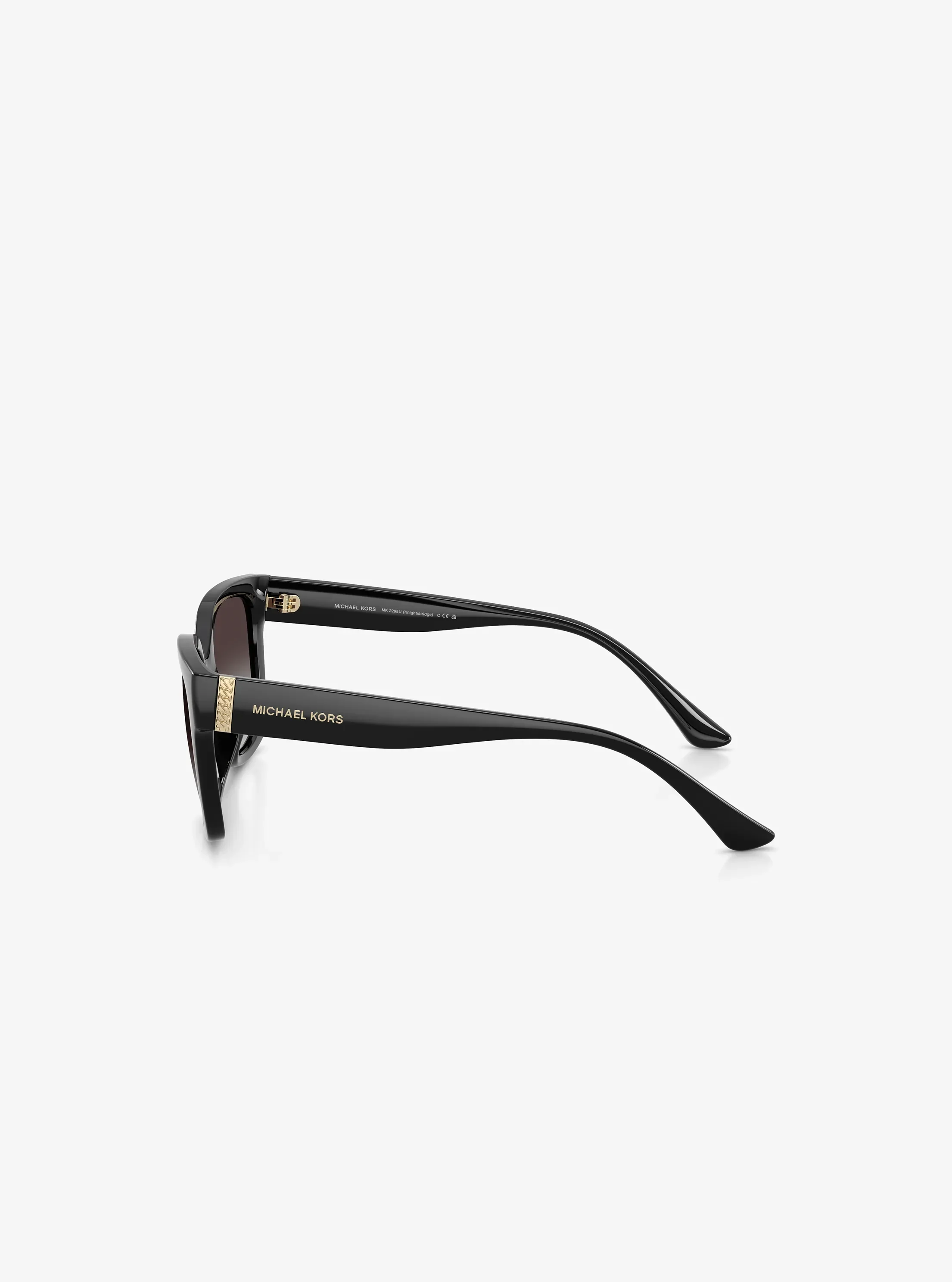 Солнцезащитные очки Michael Kors Knightsbridge Sunglasses, цвет: Чёрный — фото 3