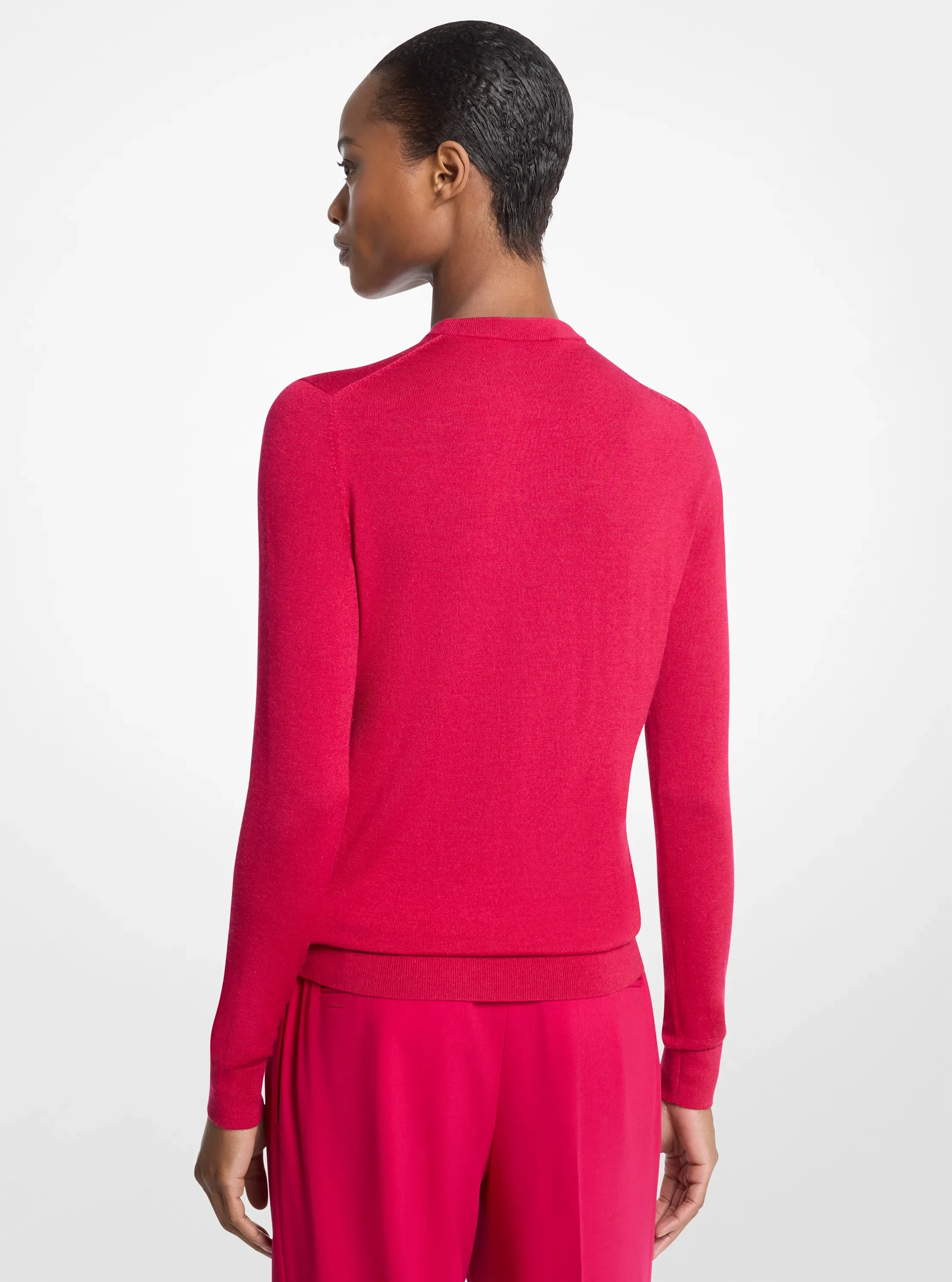 Женские свитеры Michael Kors Cashmere and Wool Blend Sweater — фото 2