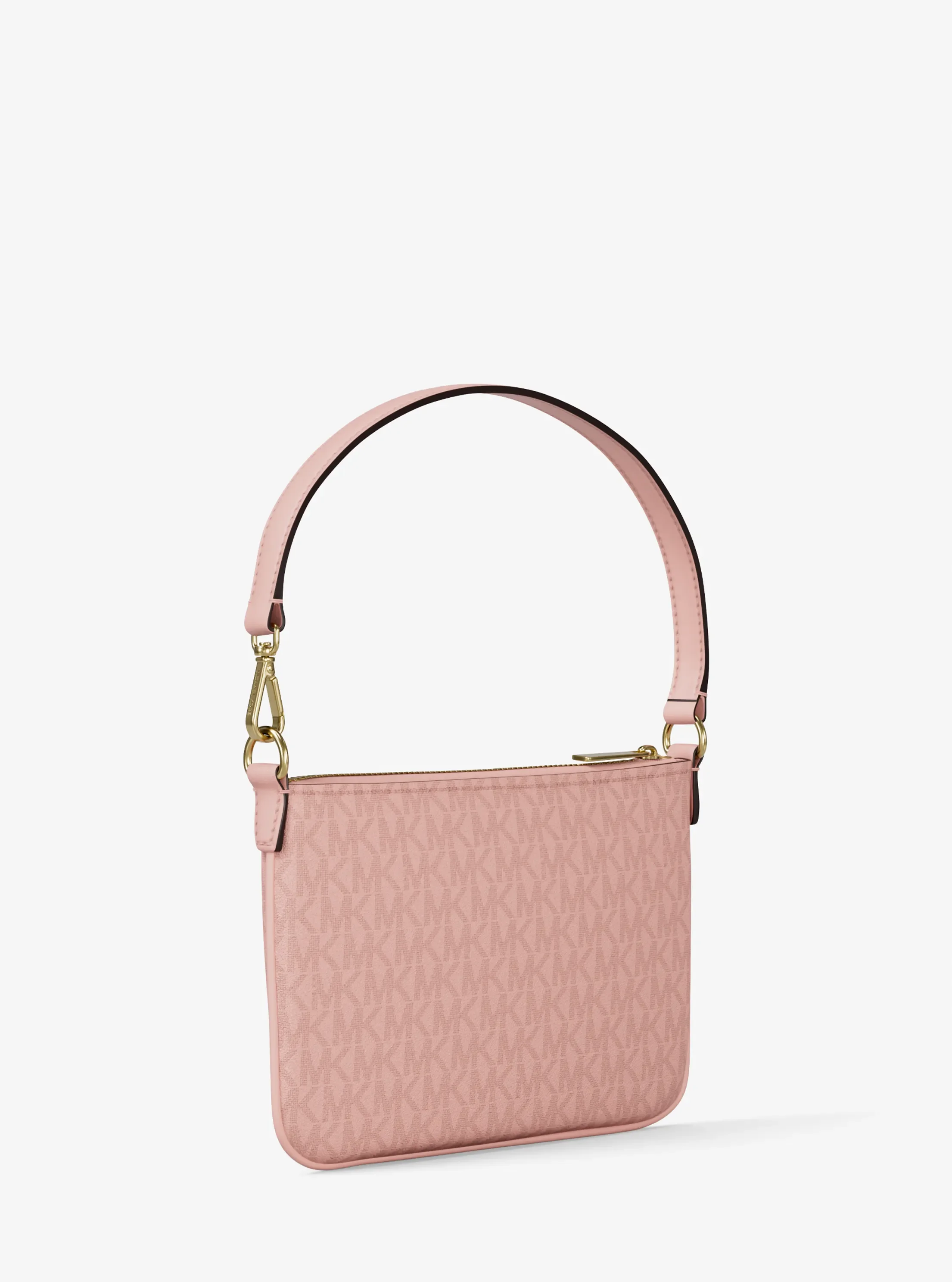 Сумки Michael Kors Jet Set Small Signature Logo Convertible Wristlet — фото 4