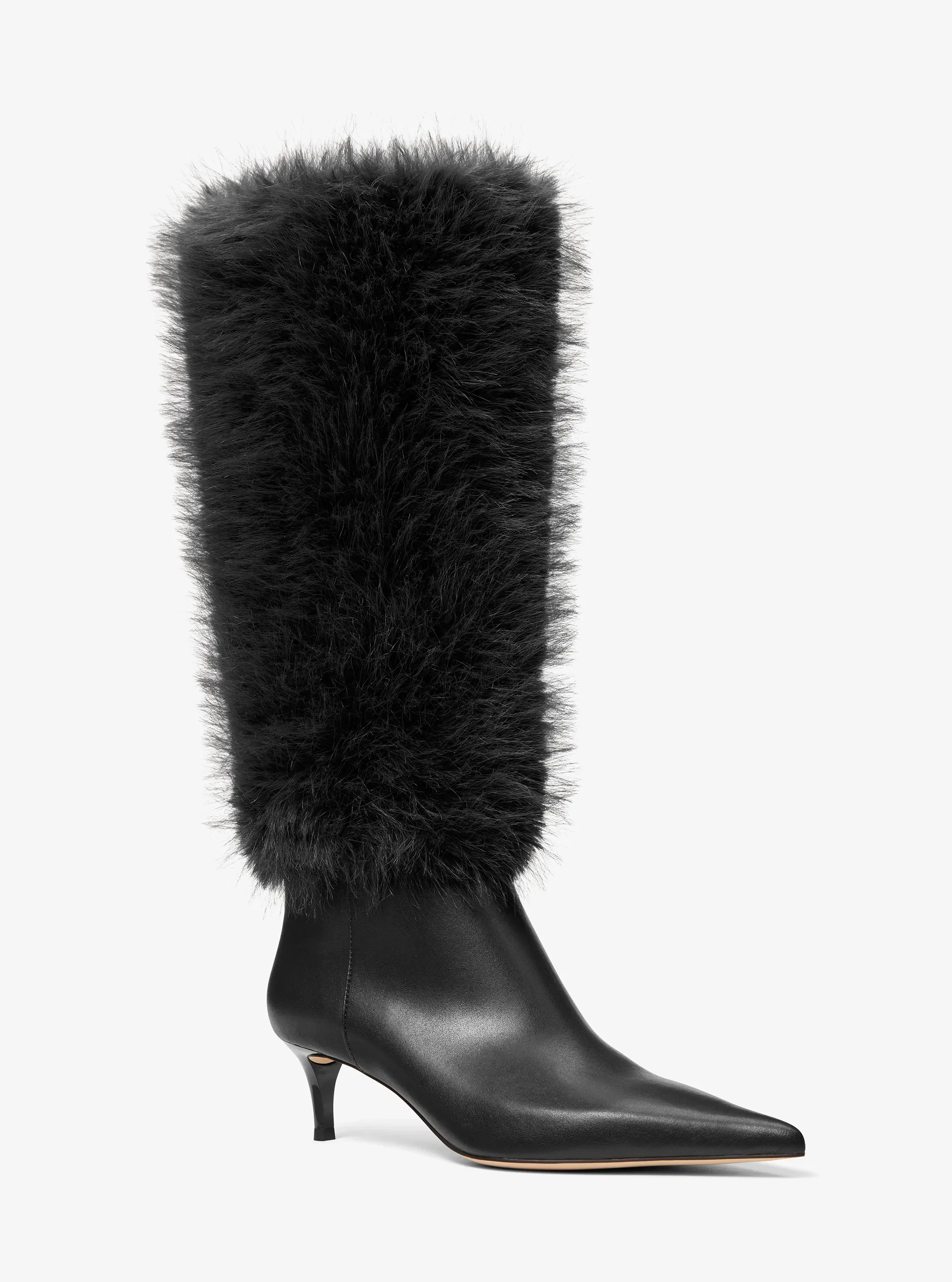 Ботинки Michael Kors Nalia Faux Fur Boot, цвет: Чёрный