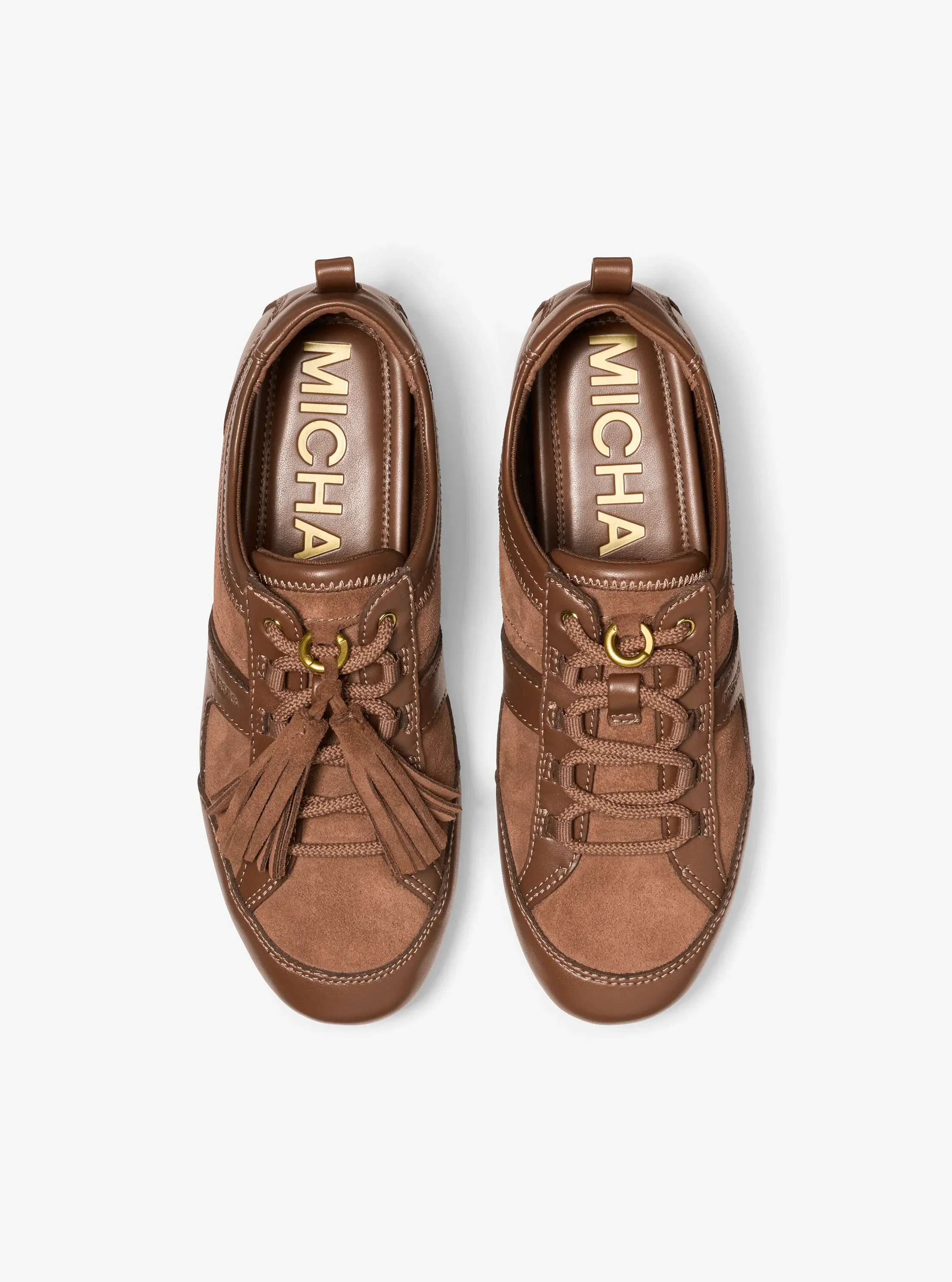 Женские кроссовки Michael Kors Keely Tassel Suede Trainer — фото 4