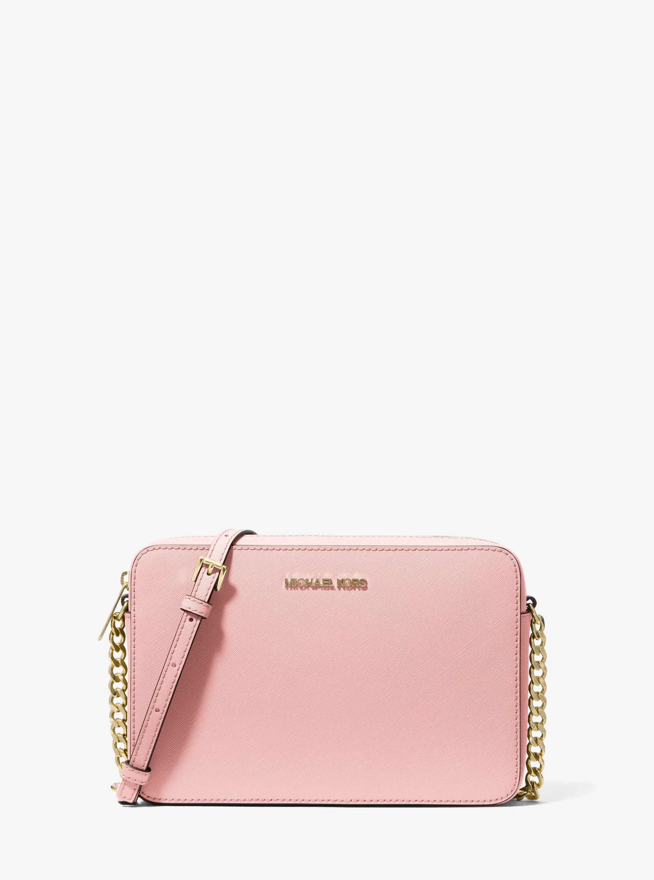 Michael Kors Jet Set Large Saffiano Leather Crossbody Bag