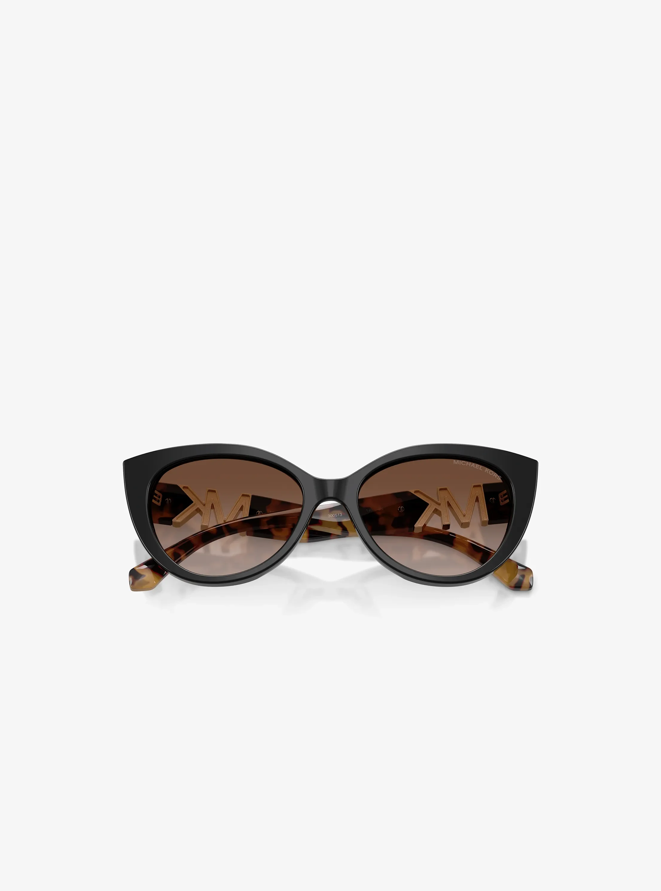 Женские солнцезащитные очки Michael Kors Catalina Sunglasses, цвет: Чёрный — фото 5