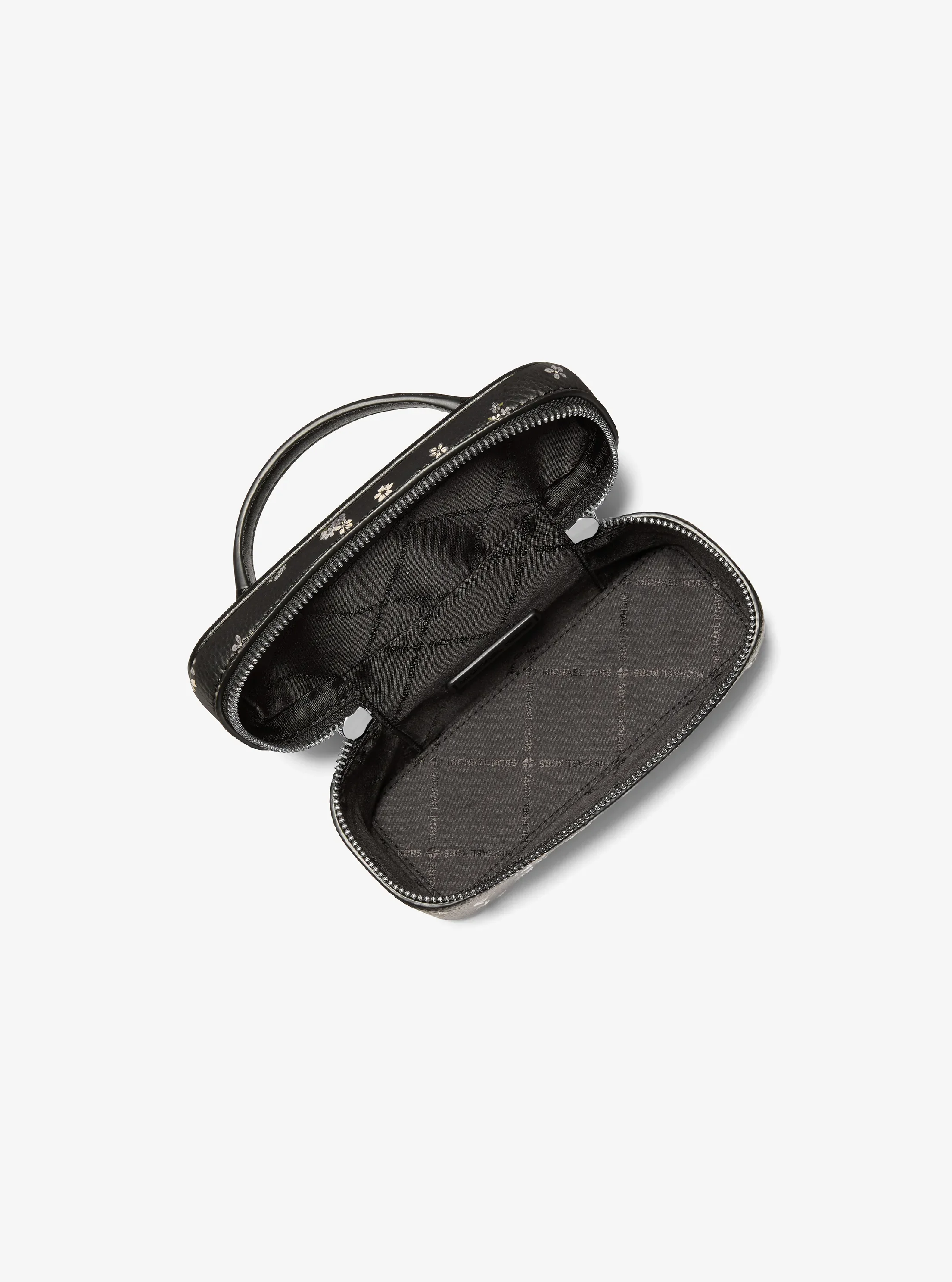 Женская сумка Michael Kors Vivi Small Floral Printed Vanity Crossbody, цвет: Чёрный — фото 2