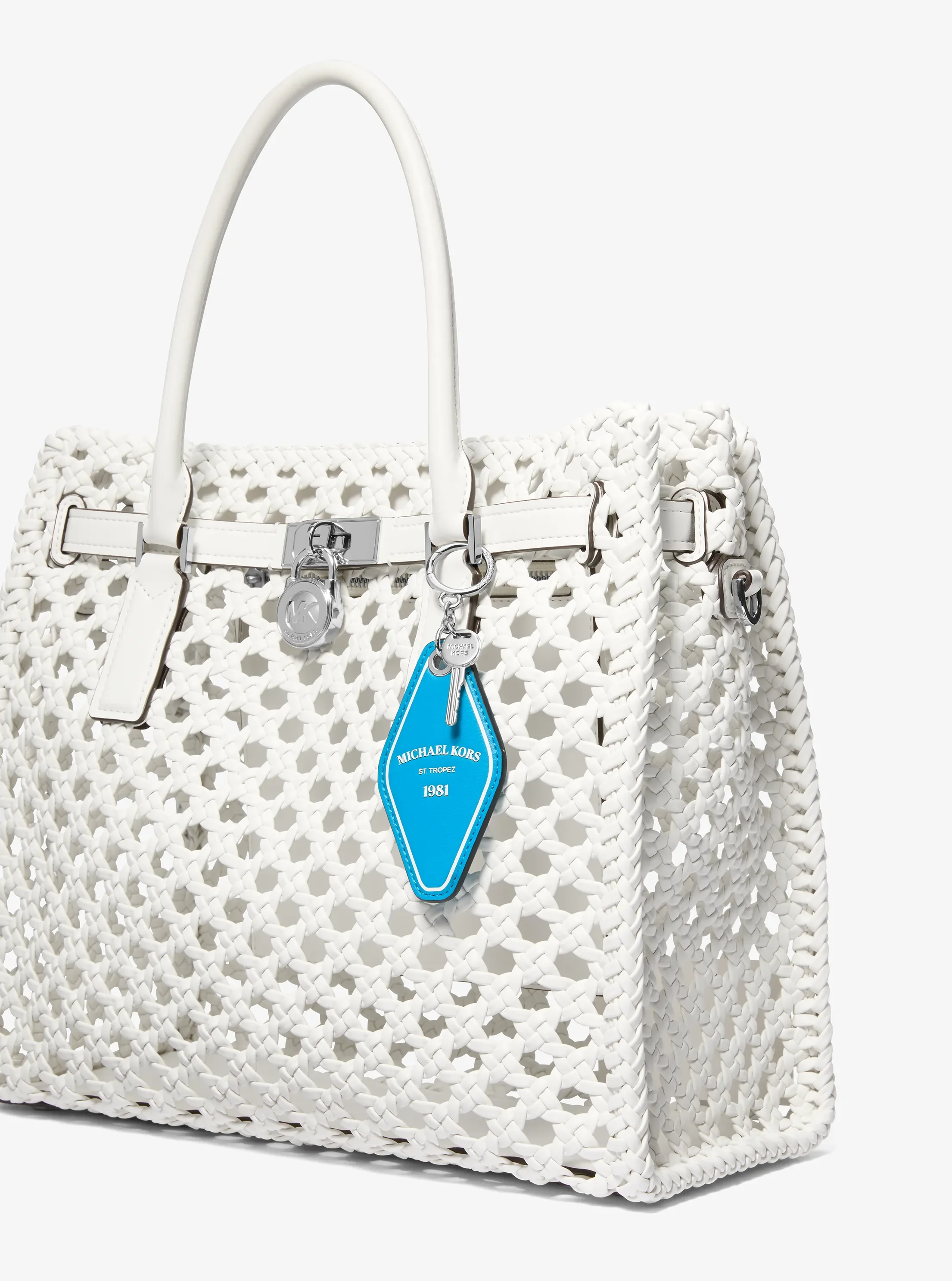 Женский брелок Michael Kors Hotel Key Bag Charm, цвет: Синий — фото 4